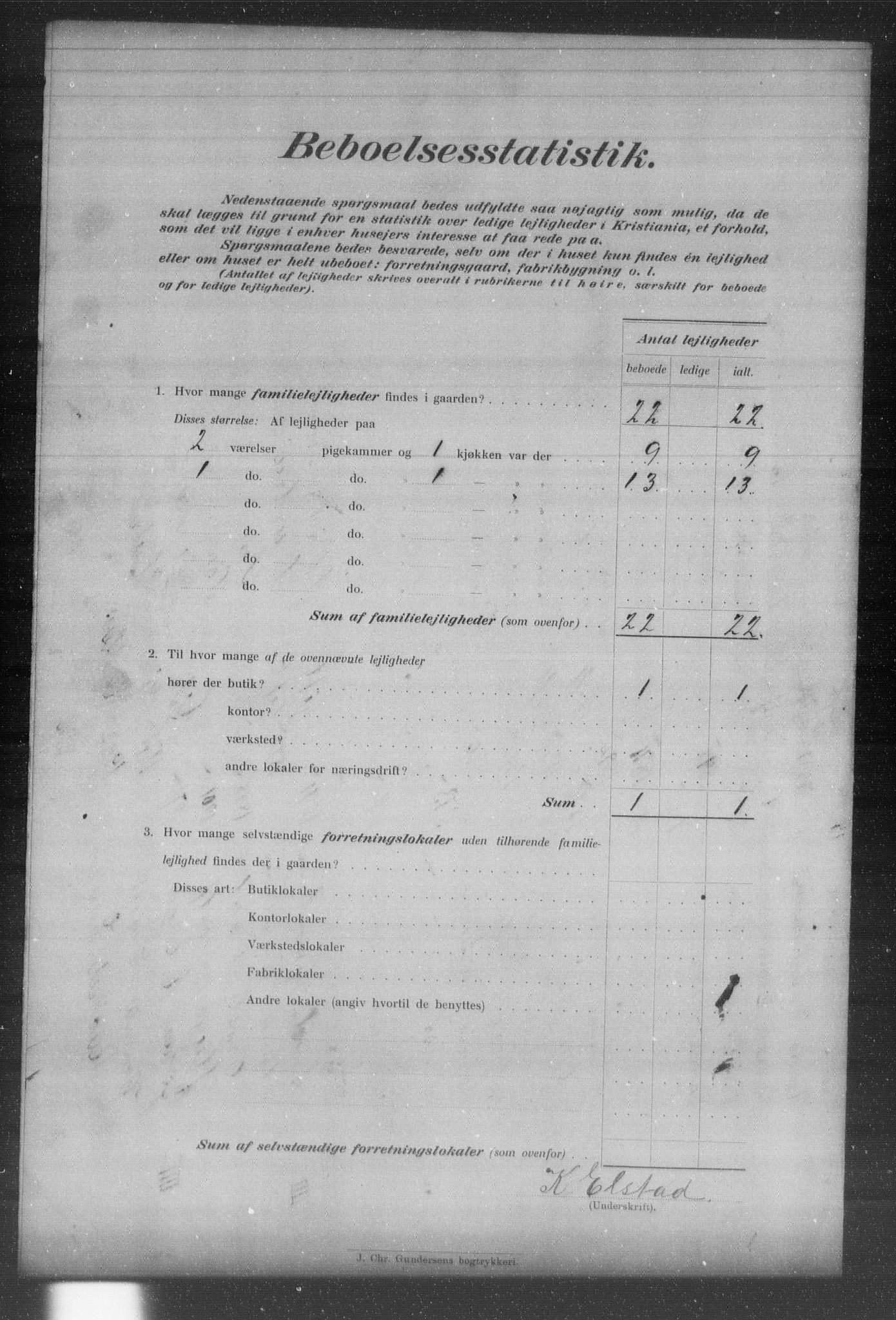 OBA, Municipal Census 1903 for Kristiania, 1903, p. 16111