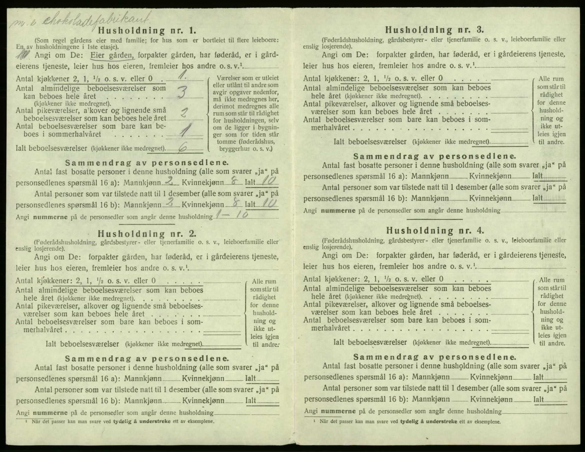 SAB, 1920 census for Fana, 1920, p. 527