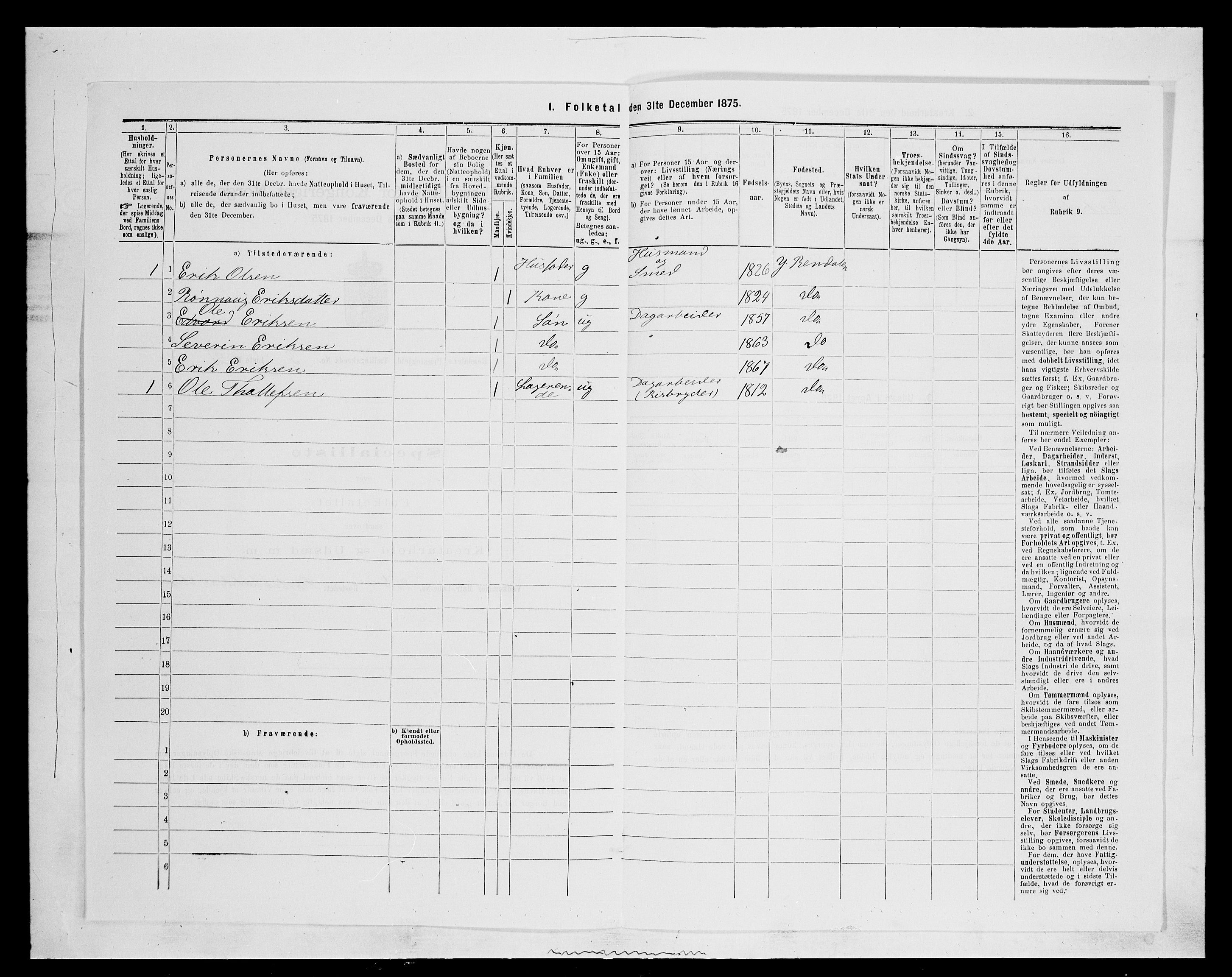 SAH, 1875 census for 0432P Rendalen, 1875, p. 387