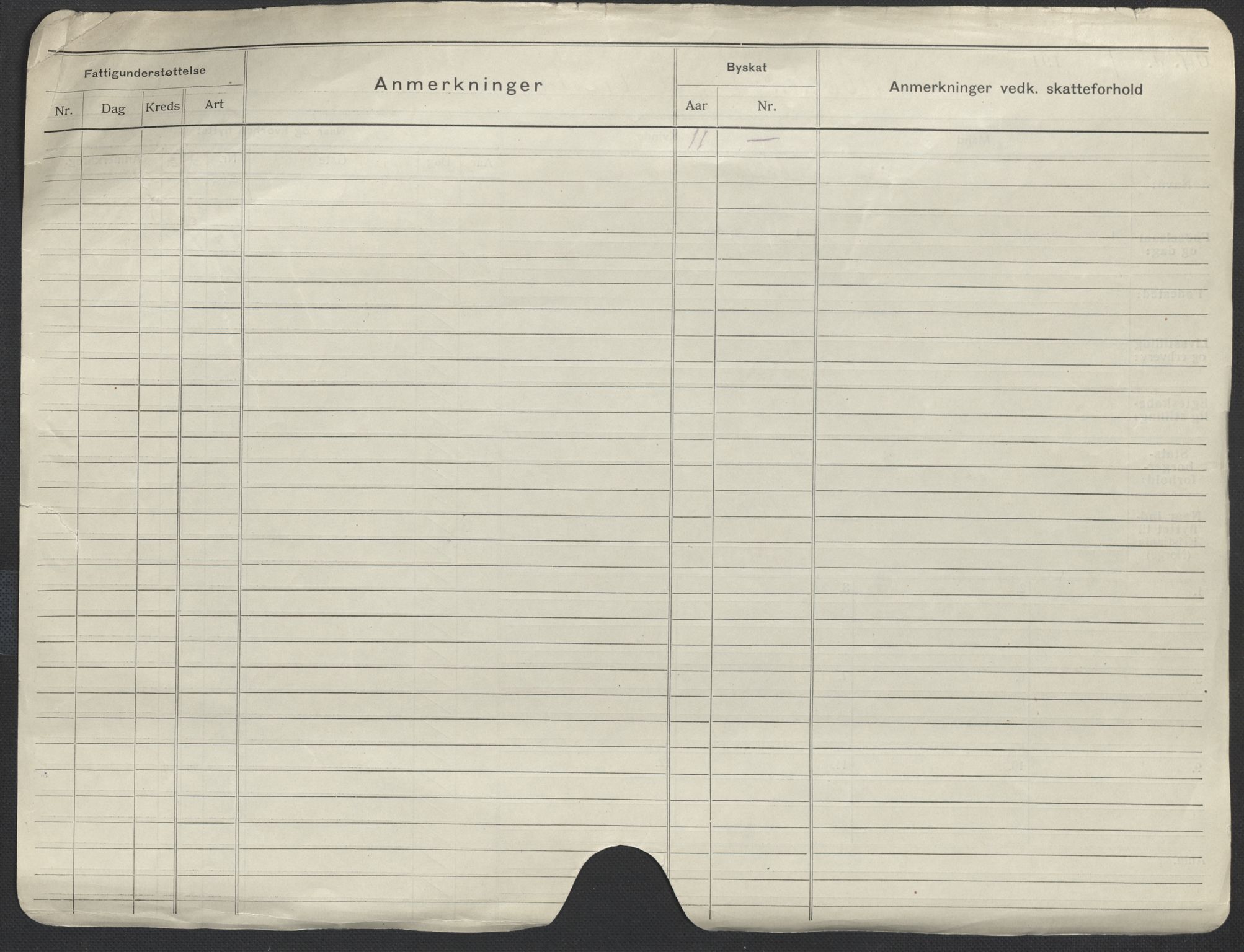 Oslo folkeregister, Registerkort, AV/SAO-A-11715/F/Fa/Fac/L0014: Kvinner, 1906-1914, p. 2b