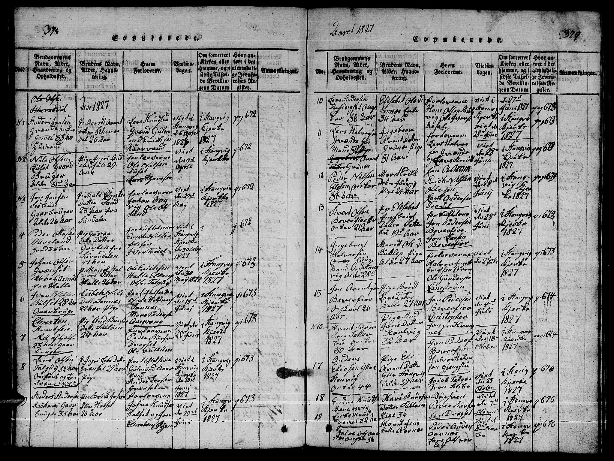 Ministerialprotokoller, klokkerbøker og fødselsregistre - Møre og Romsdal, AV/SAT-A-1454/592/L1031: Parish register (copy) no. 592C01, 1820-1833, p. 378-379