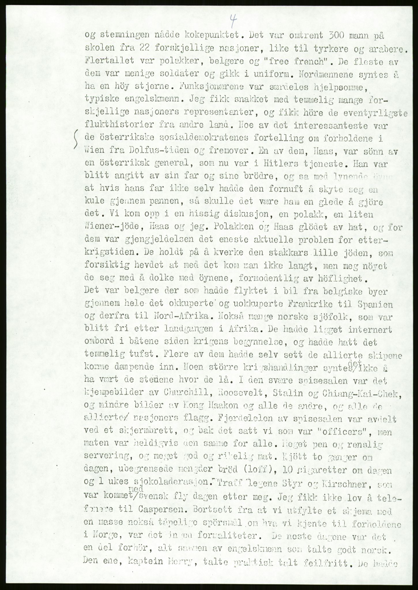 Ustvedt, Hans Jacob / Ustvedt familien, AV/RA-PA-1248/H/L0047/0002: Dagbøker / Londondagboken, 1943, p. 4