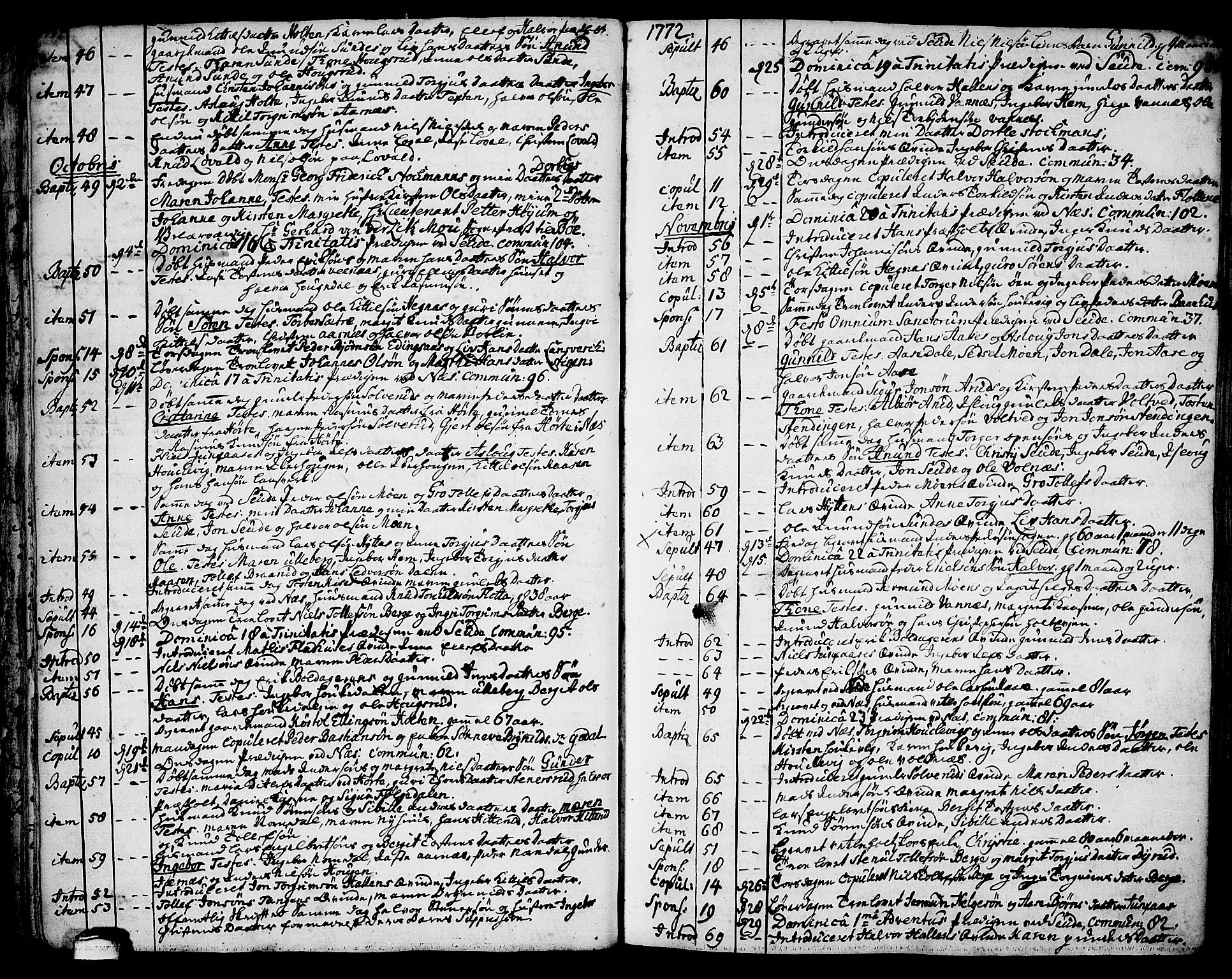 Sauherad kirkebøker, SAKO/A-298/F/Fa/L0004: Parish register (official) no. I 4, 1767-1814