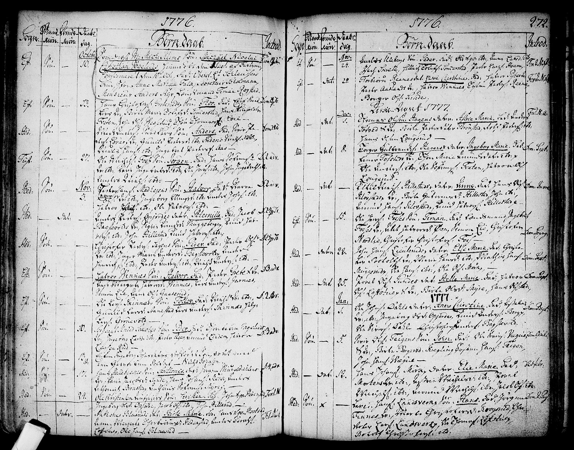 Sandsvær kirkebøker, AV/SAKO-A-244/F/Fa/L0002a: Parish register (official) no. I 2, 1725-1809, p. 272