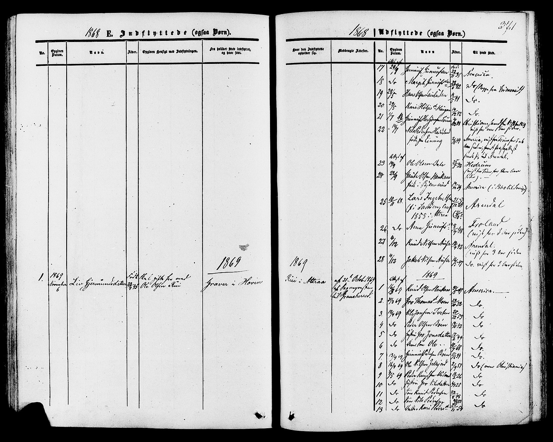 Tinn kirkebøker, AV/SAKO-A-308/F/Fa/L0006: Parish register (official) no. I 6, 1857-1878, p. 371