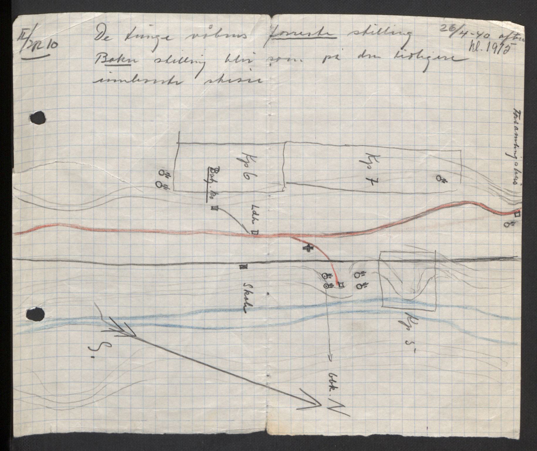 Forsvaret, Forsvarets krigshistoriske avdeling, AV/RA-RAFA-2017/Y/Yb/L0104: II-C-11-430  -  4. Divisjon., 1940, p. 197