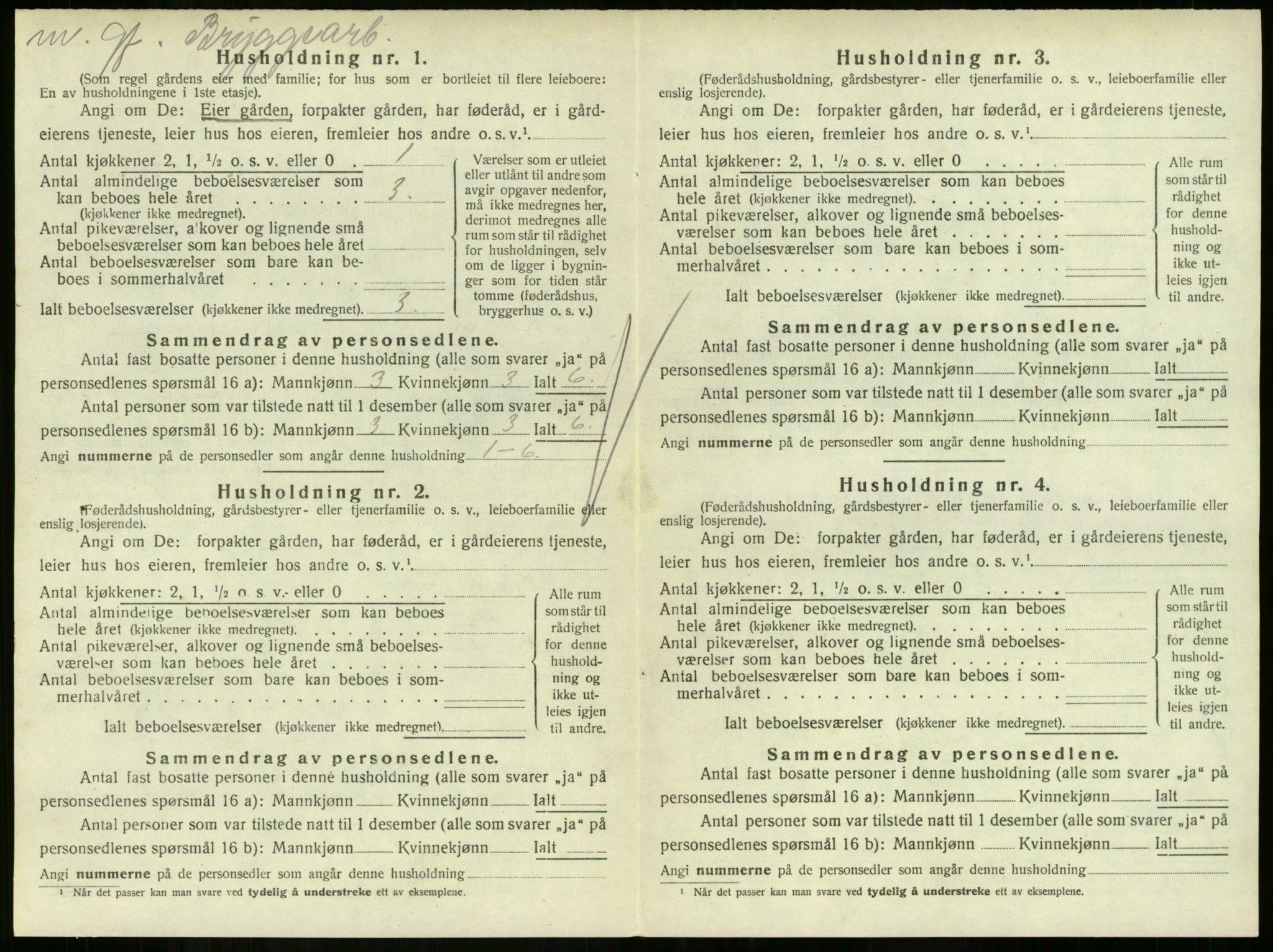 SAKO, 1920 census for Skoger, 1920, p. 889