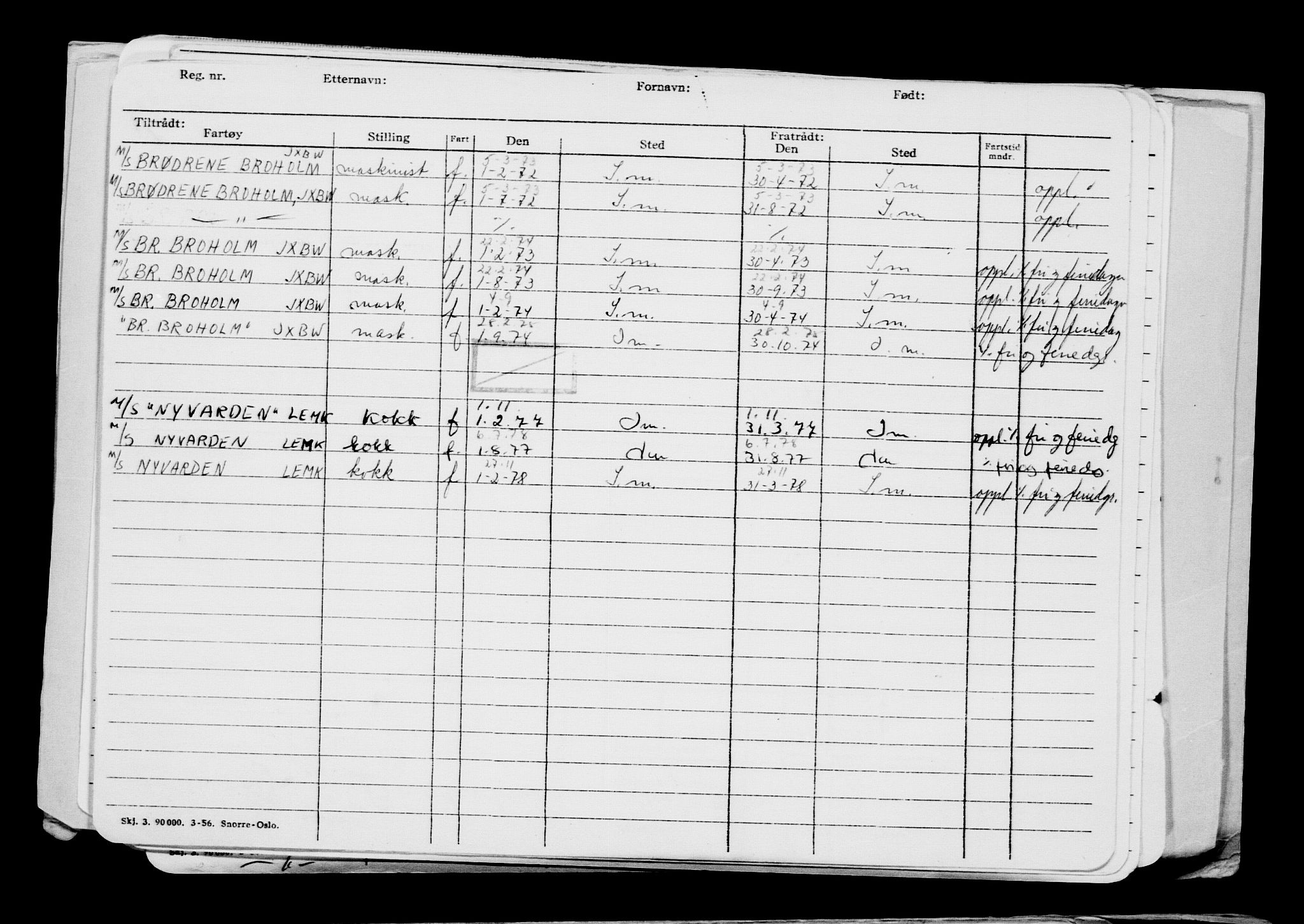 Direktoratet for sjømenn, AV/RA-S-3545/G/Gb/L0214: Hovedkort, 1923, p. 809