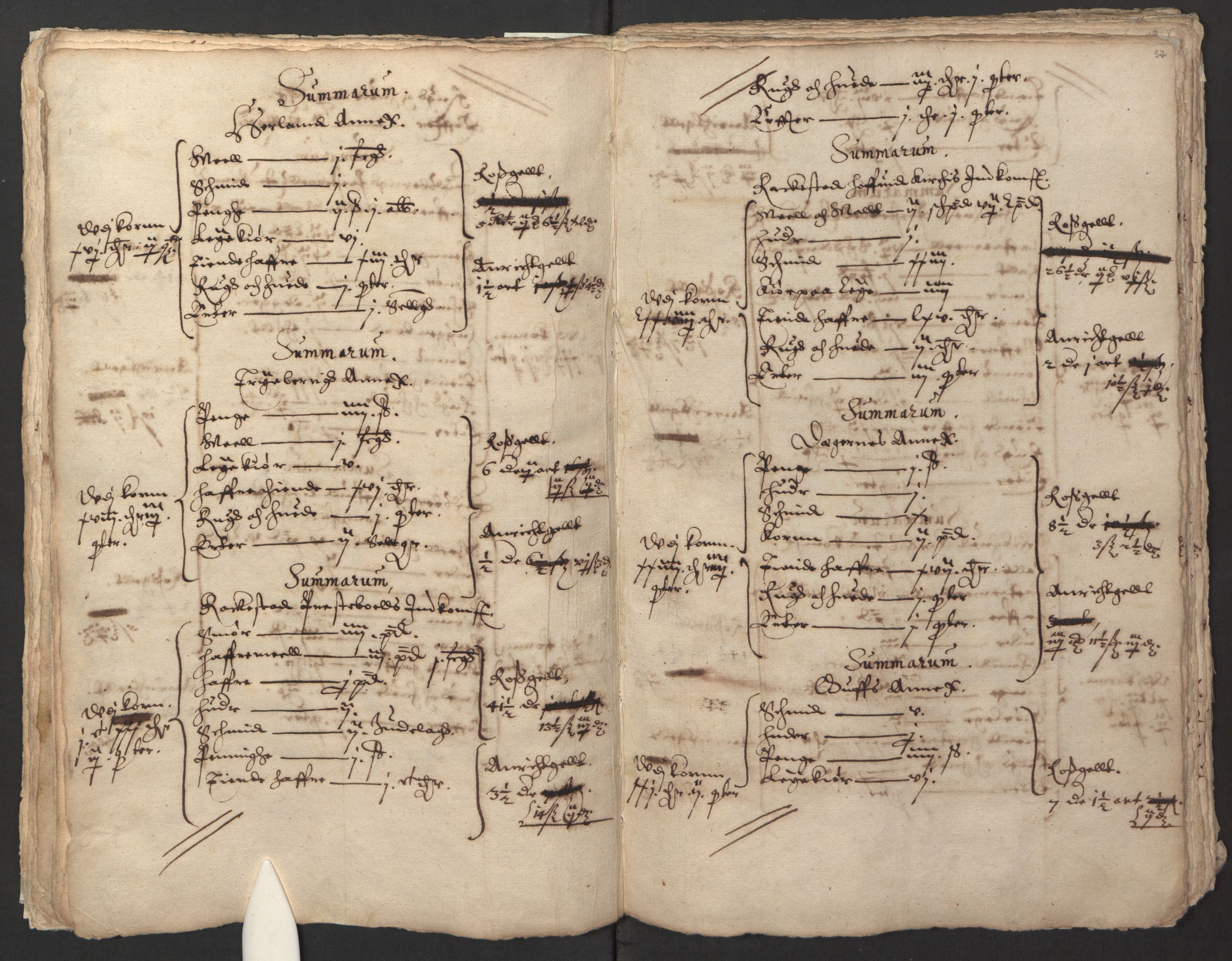 Stattholderembetet 1572-1771, AV/RA-EA-2870/Ek/L0014/0001: Jordebøker til utlikning av rosstjeneste 1624-1626: / Kirke- og prestebolsinntekter i Oslo og Hamar bispedømme, 1625-1626, p. 39