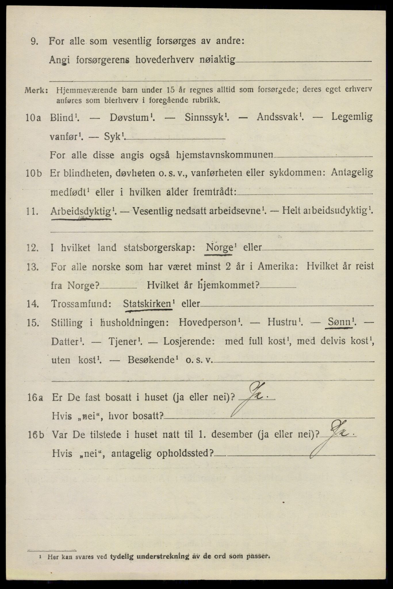 SAO, 1920 census for Høland, 1920, p. 2050