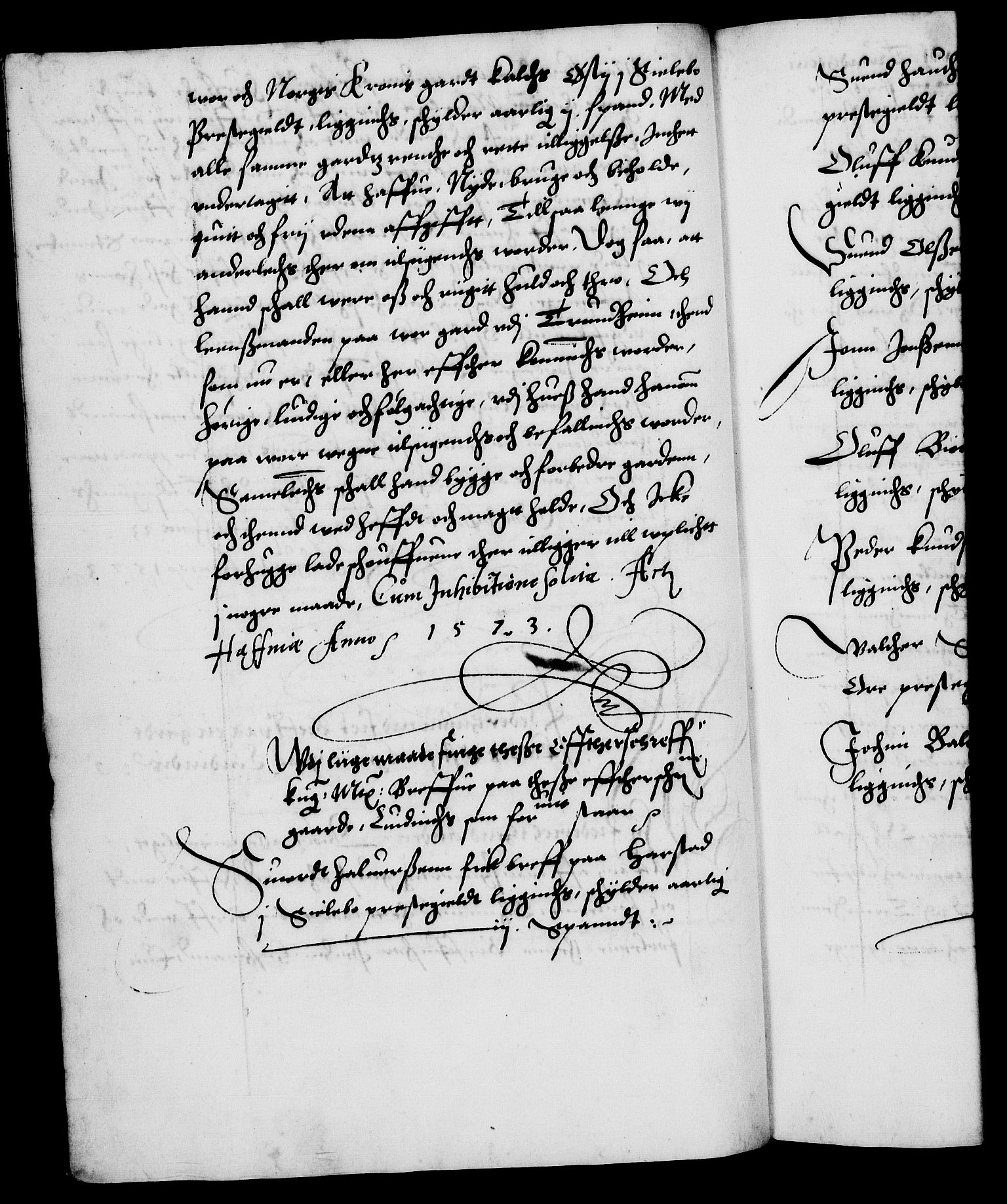 Danske Kanselli 1572-1799, RA/EA-3023/F/Fc/Fca/Fcaa/L0001: Norske registre (mikrofilm), 1572-1588, p. 53b