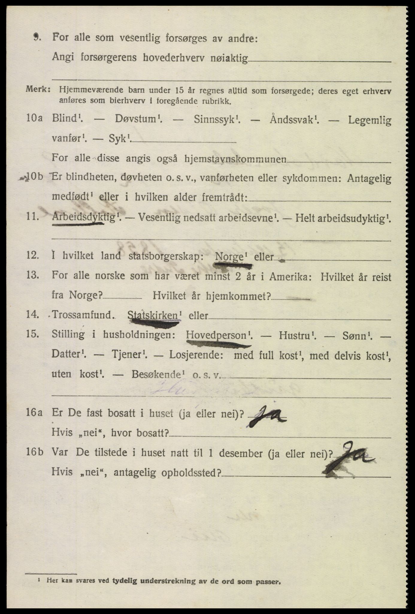 SAH, 1920 census for Nord-Aurdal, 1920, p. 7613