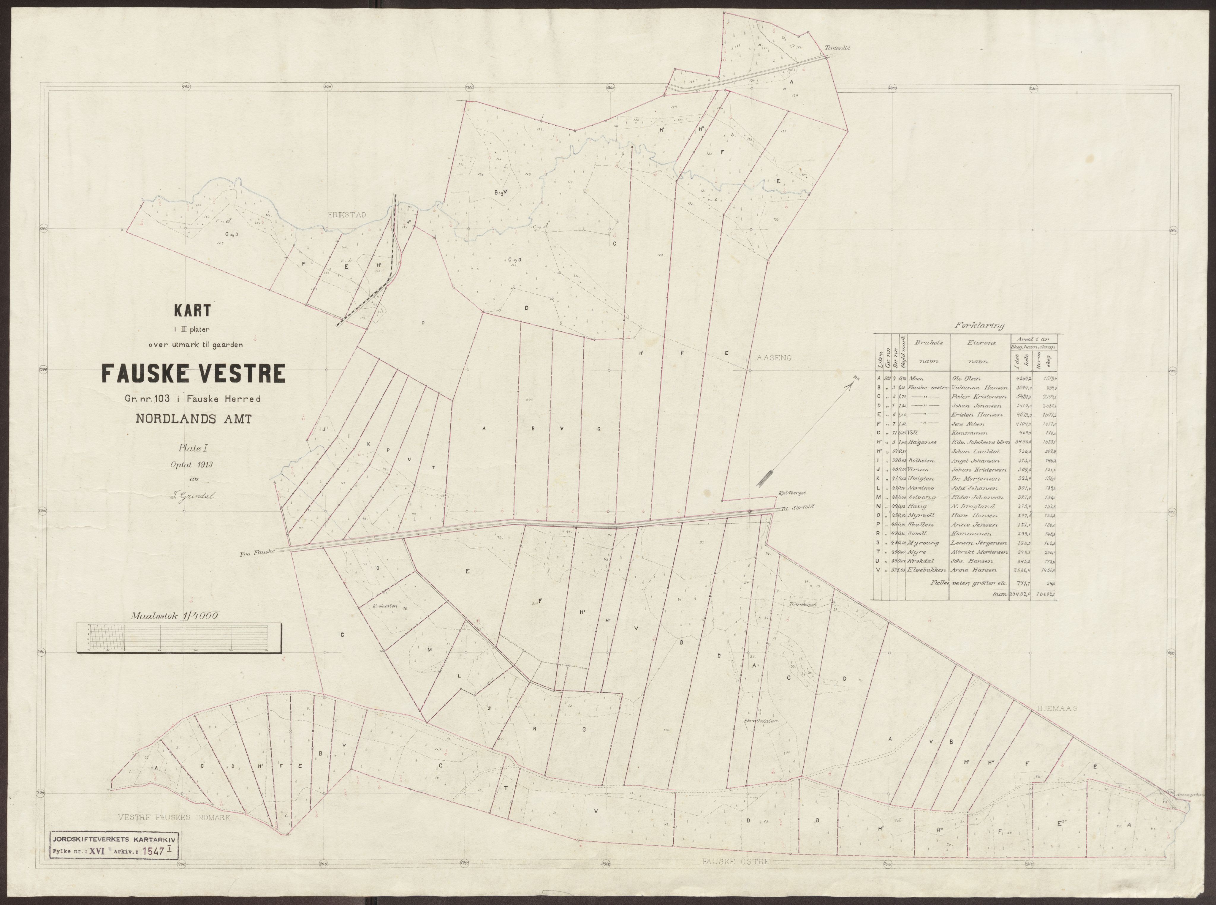 Jordskifteverkets kartarkiv, AV/RA-S-3929/T, 1859-1988, p. 1760