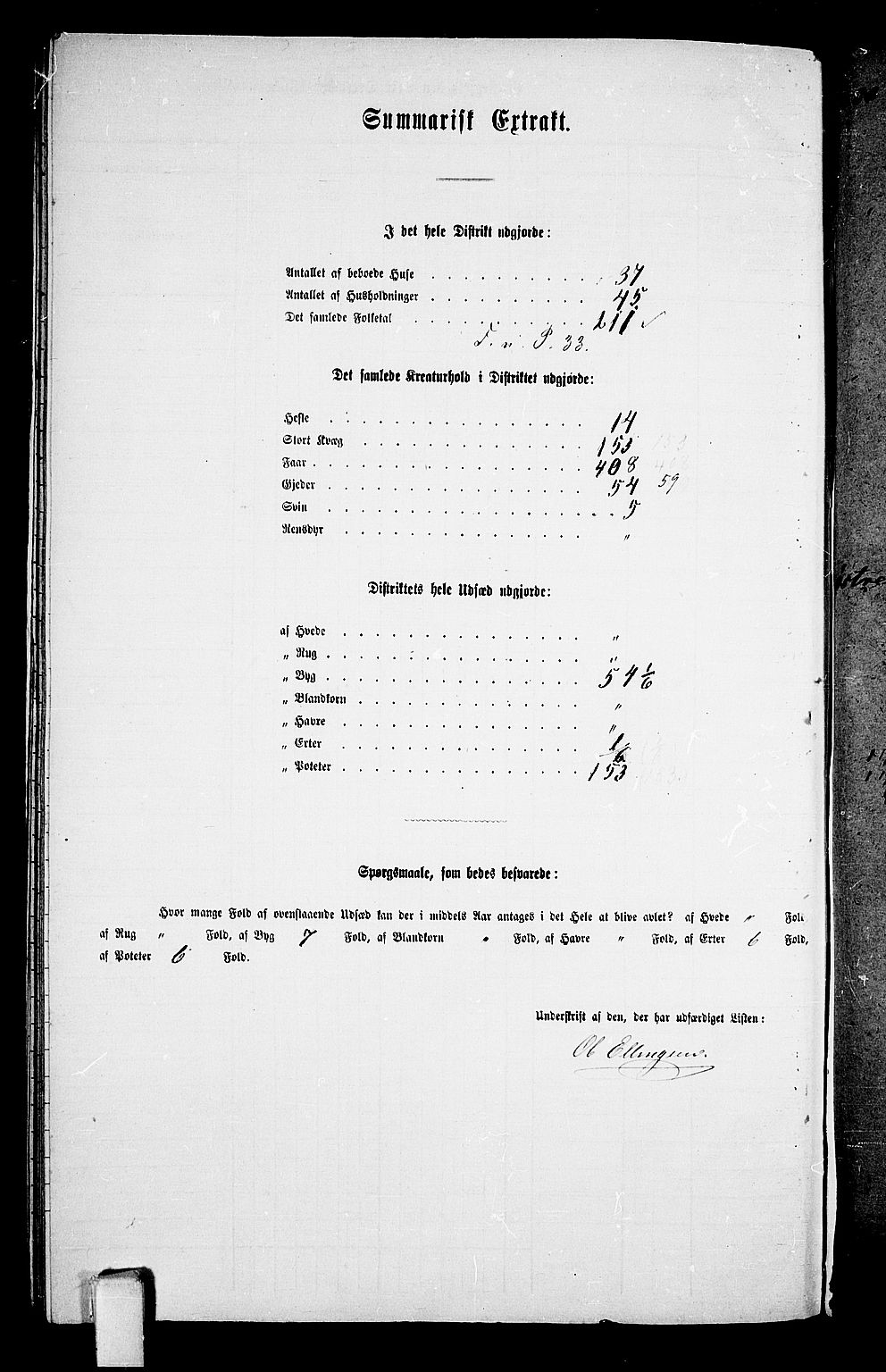 RA, 1865 census for Lårdal, 1865, p. 56