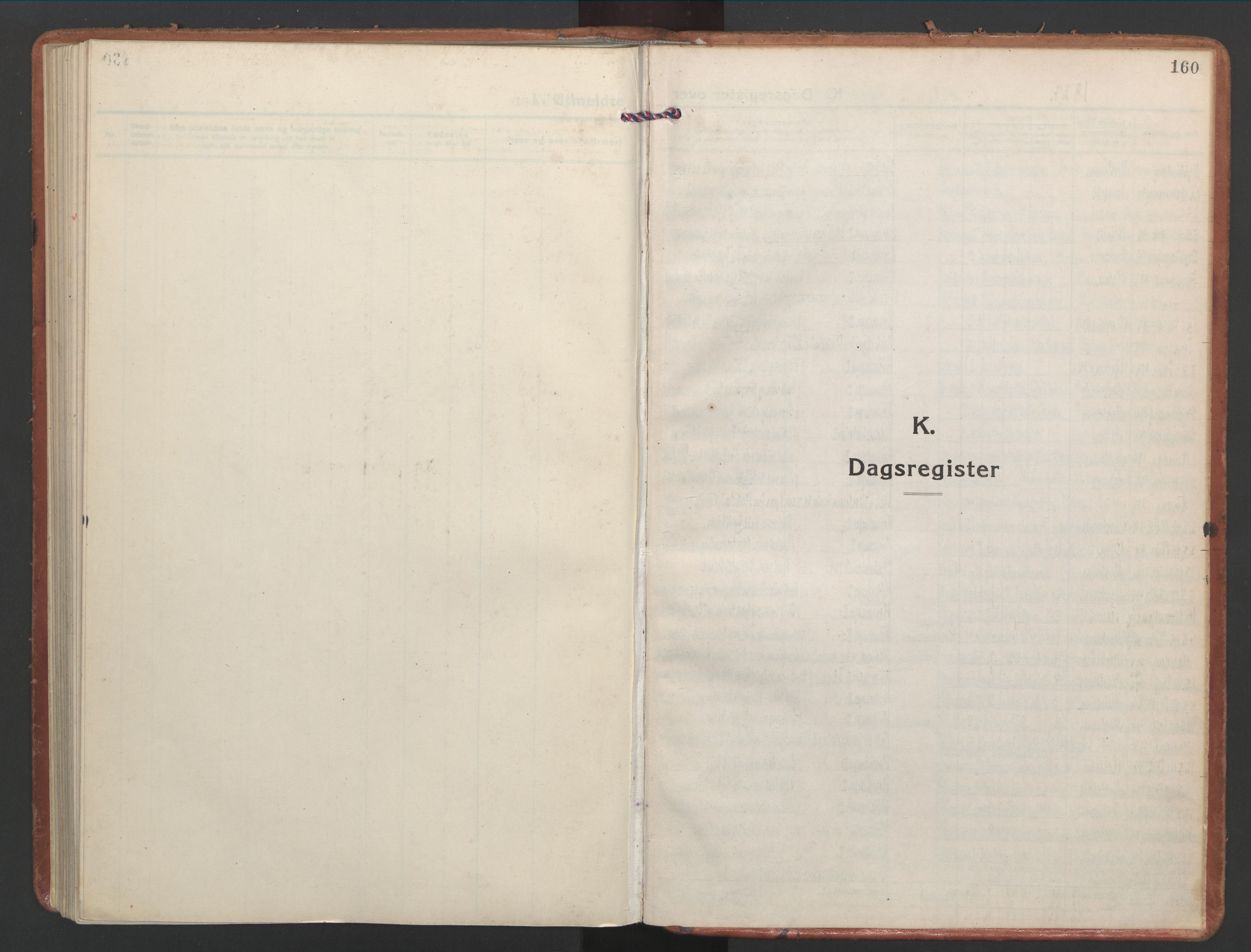 Ministerialprotokoller, klokkerbøker og fødselsregistre - Nordland, AV/SAT-A-1459/886/L1223: Parish register (official) no. 886A05, 1926-1938, p. 160