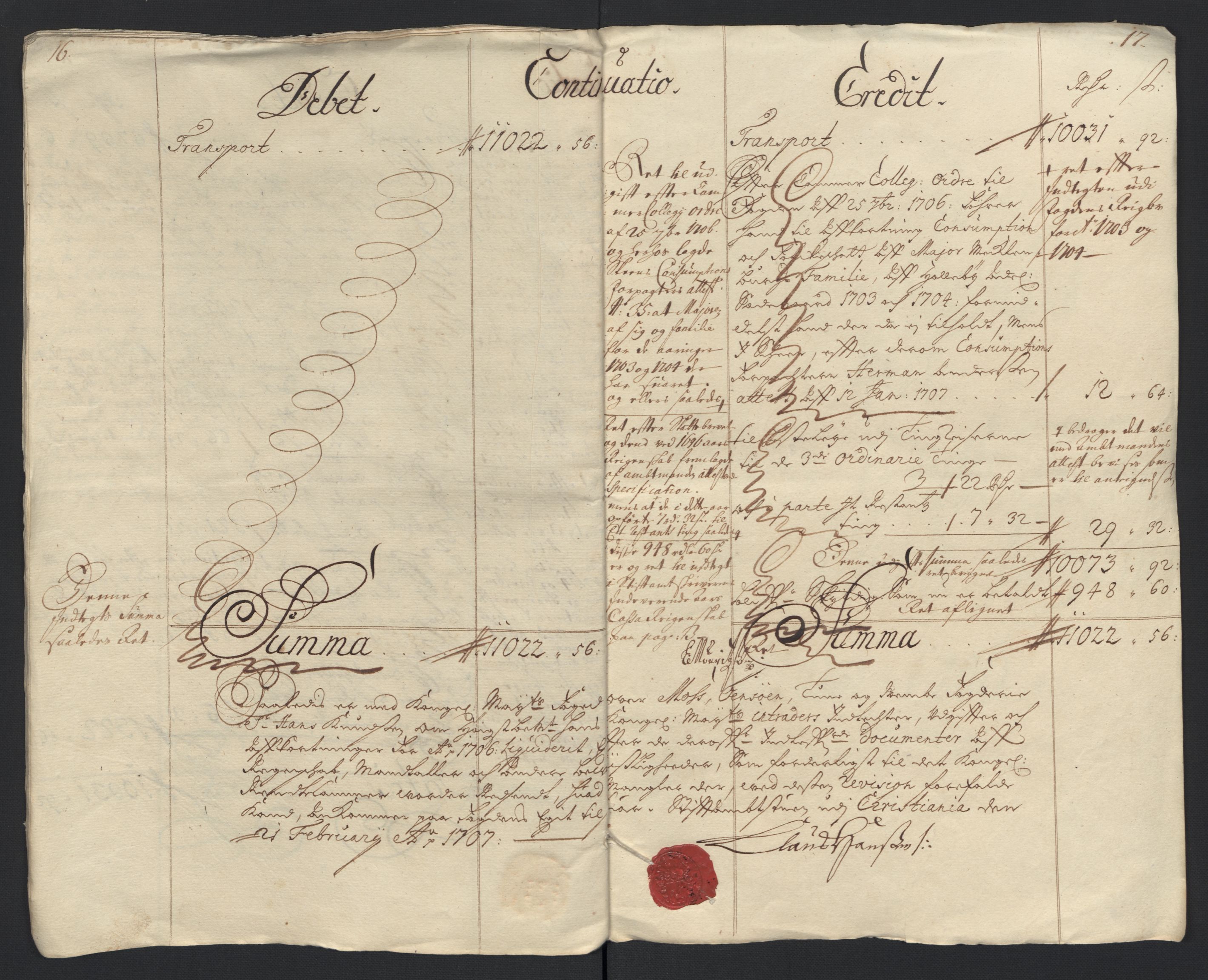 Rentekammeret inntil 1814, Reviderte regnskaper, Fogderegnskap, AV/RA-EA-4092/R04/L0133: Fogderegnskap Moss, Onsøy, Tune, Veme og Åbygge, 1705-1706, p. 229