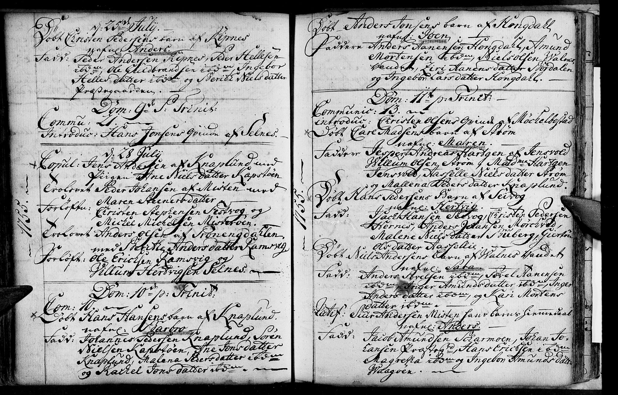 Ministerialprotokoller, klokkerbøker og fødselsregistre - Nordland, AV/SAT-A-1459/801/L0002: Parish register (official) no. 801A02, 1744-1761
