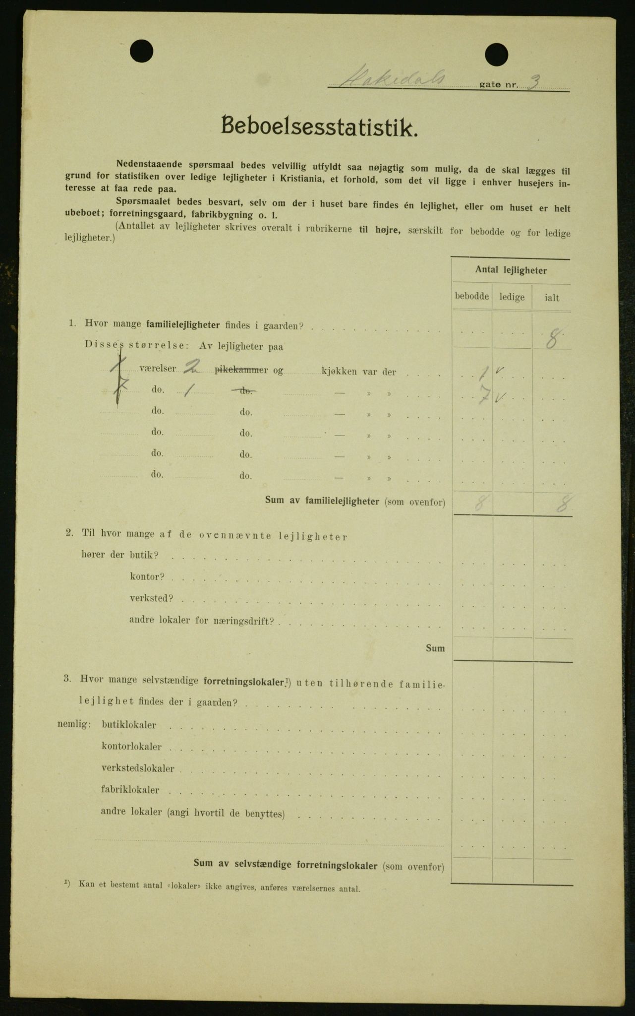 OBA, Municipal Census 1909 for Kristiania, 1909, p. 21875