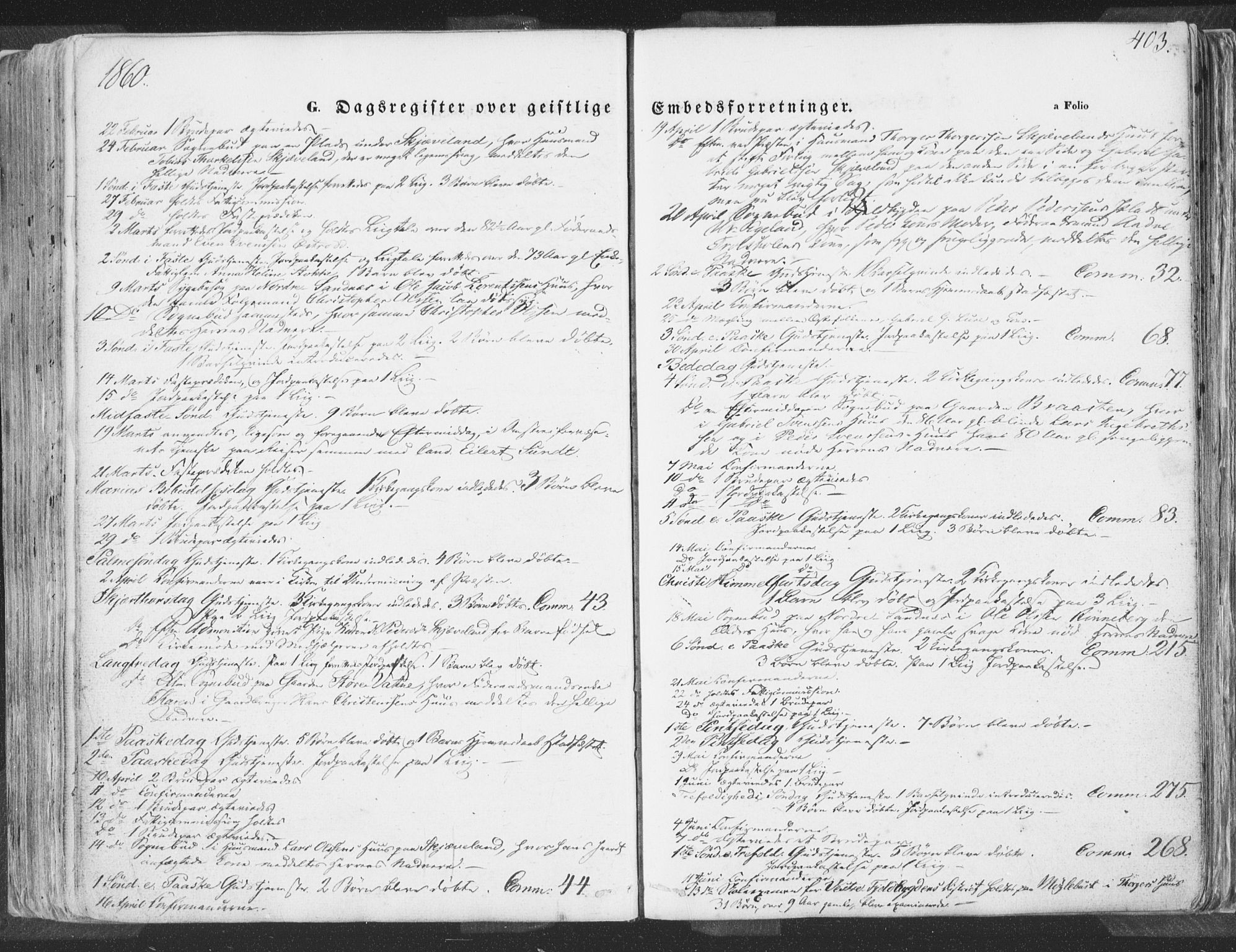Høyland sokneprestkontor, SAST/A-101799/001/30BA/L0009: Parish register (official) no. A 9.2, 1857-1877, p. 403