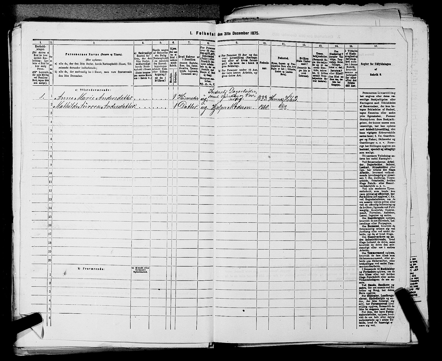 RA, 1875 census for 0221P Høland, 1875, p. 1471