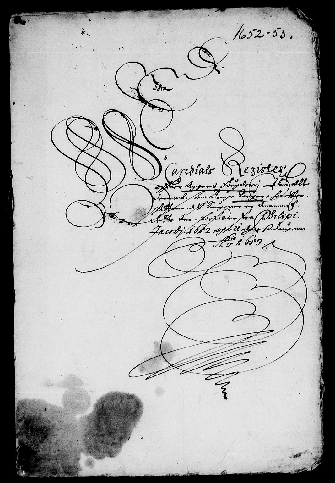 Rentekammeret inntil 1814, Reviderte regnskaper, Lensregnskaper, AV/RA-EA-5023/R/Rb/Rba/L0213: Akershus len, 1652-1653
