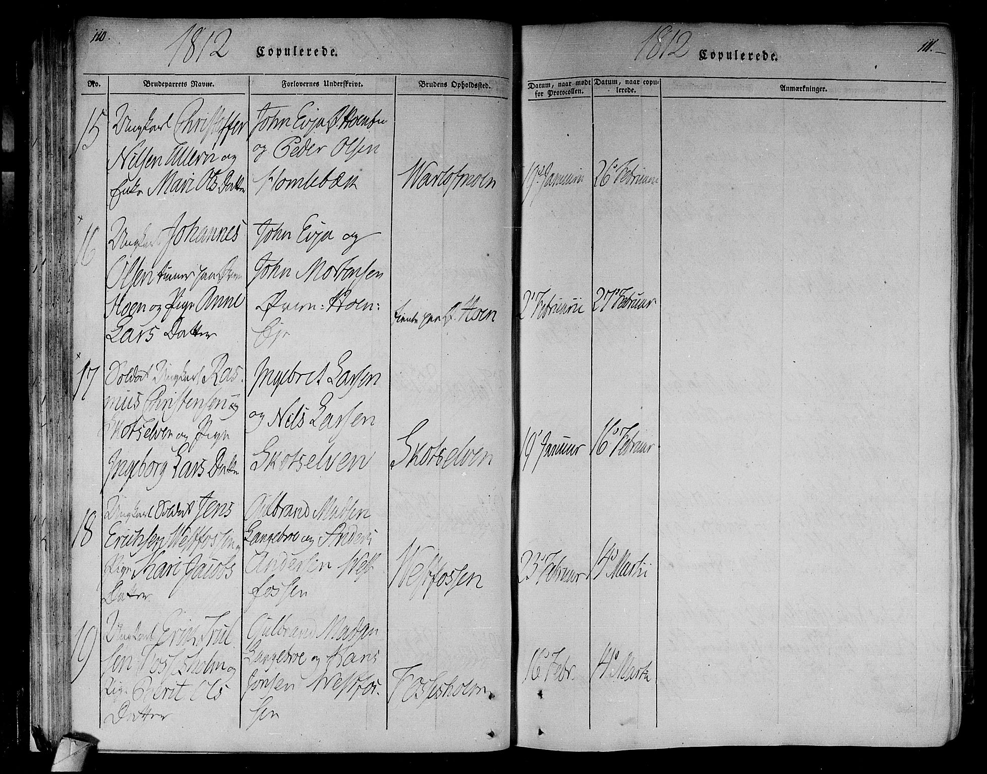 Eiker kirkebøker, AV/SAKO-A-4/F/Fa/L0010: Parish register (official) no. I 10, 1806-1815, p. 110-111