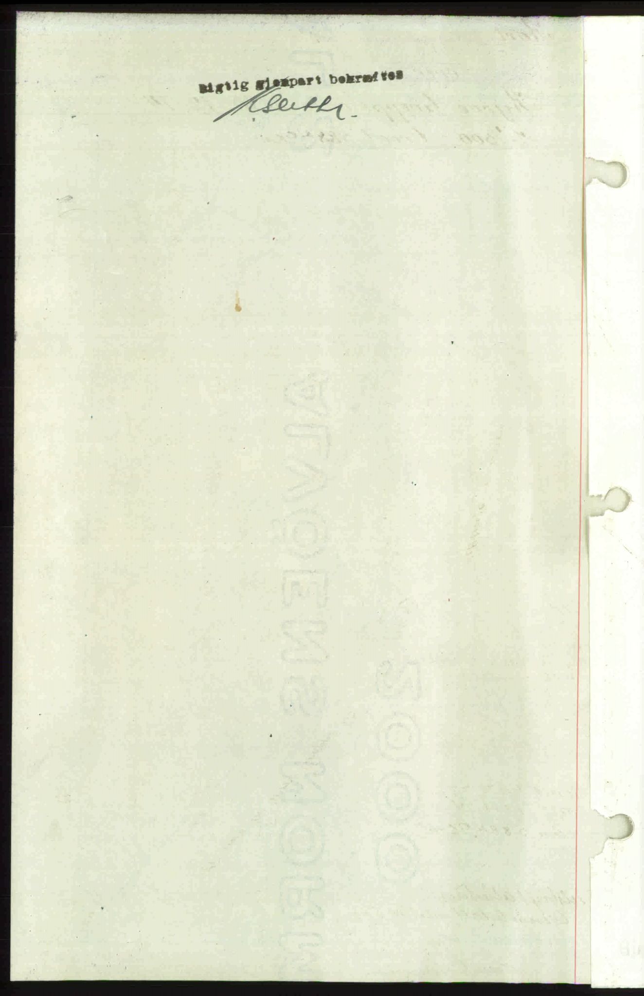 Toten tingrett, SAH/TING-006/H/Hb/Hbc/L0004: Mortgage book no. Hbc-04, 1938-1938, Diary no: : 2047/1938
