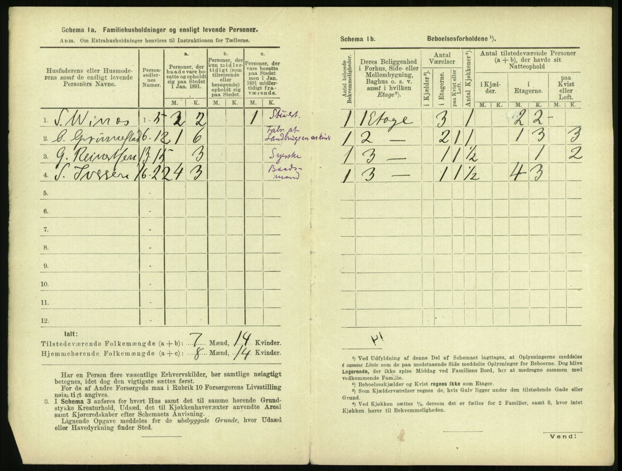 RA, 1891 census for 1103 Stavanger, 1891, p. 2156