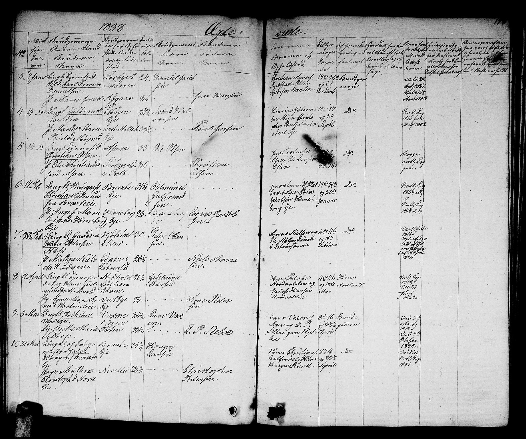 Skedsmo prestekontor Kirkebøker, SAO/A-10033a/G/Ga/L0001: Parish register (copy) no. I 1, 1830-1854, p. 178