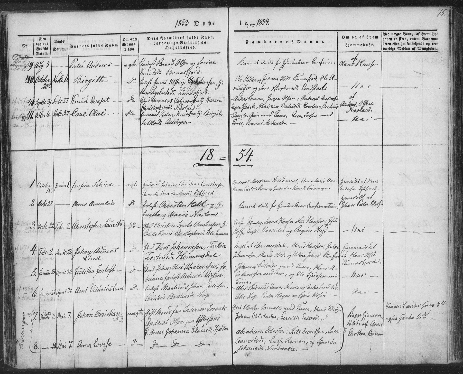 Ministerialprotokoller, klokkerbøker og fødselsregistre - Nordland, SAT/A-1459/885/L1202: Parish register (official) no. 885A03, 1838-1859, p. 75