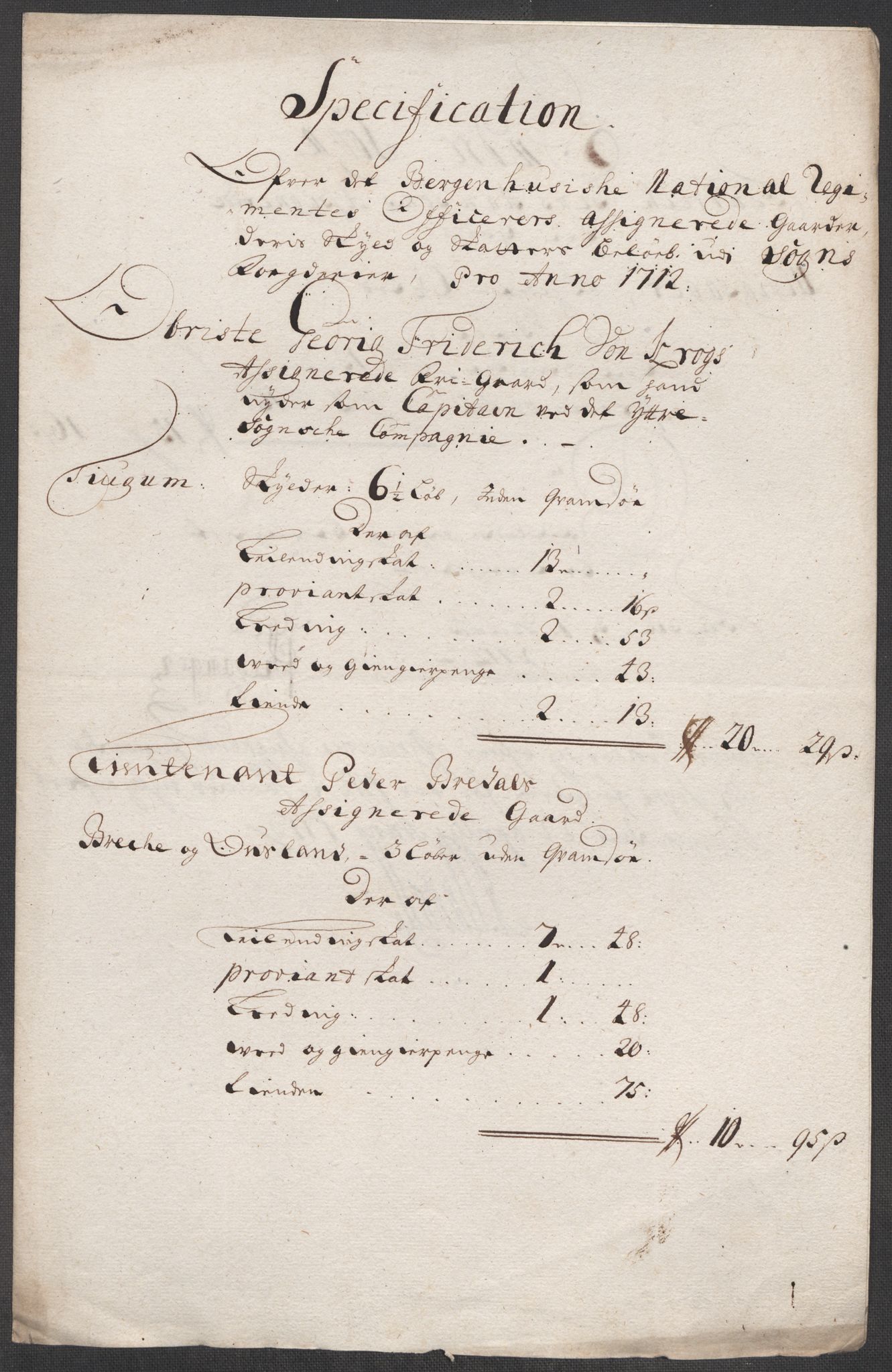 Rentekammeret inntil 1814, Reviderte regnskaper, Fogderegnskap, AV/RA-EA-4092/R52/L3318: Fogderegnskap Sogn, 1712, p. 271