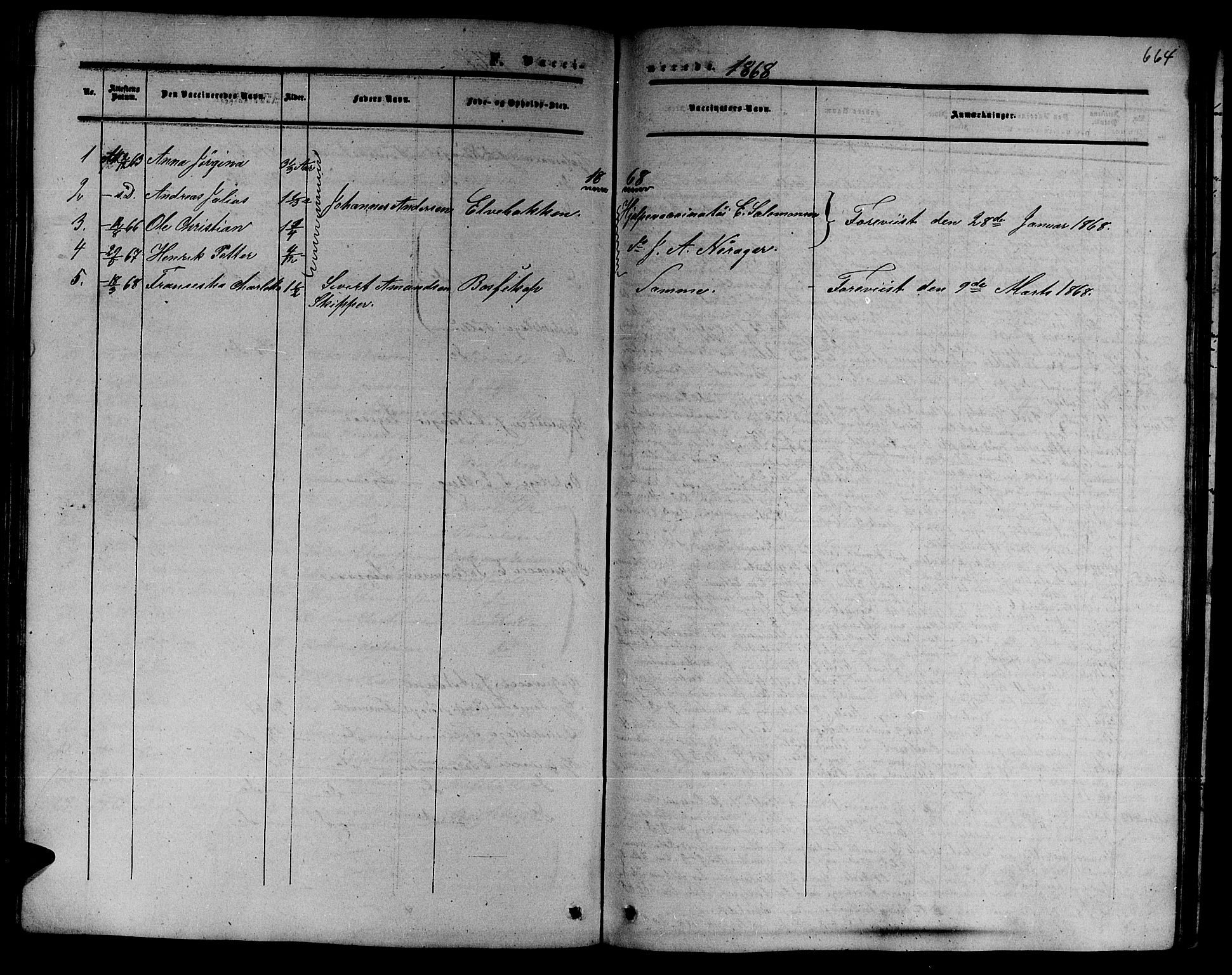 Alta sokneprestkontor, SATØ/S-1338/H/Hb/L0001.klokk: Parish register (copy) no. 1, 1858-1878, p. 663-664
