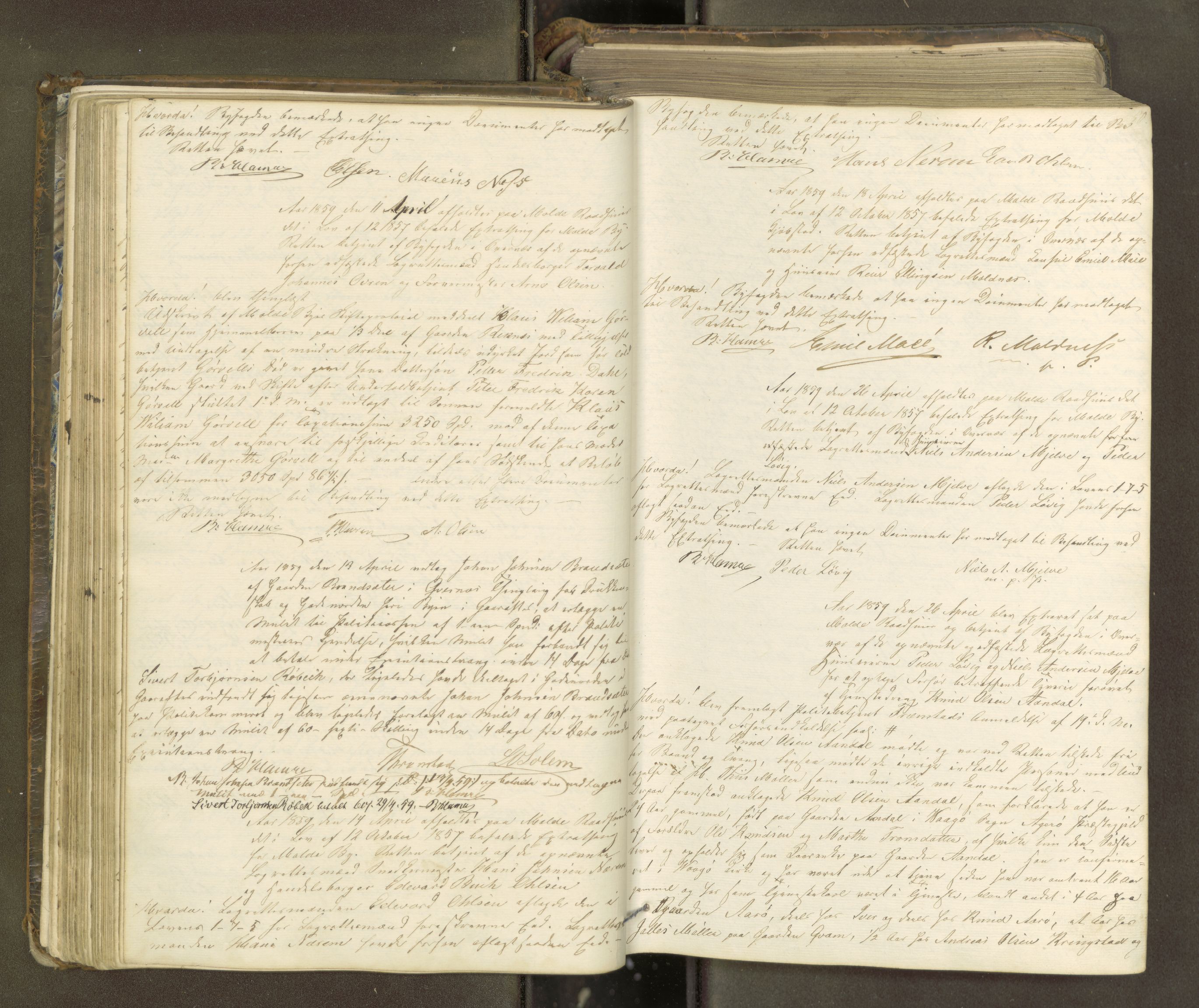 Molde byfogd, AV/SAT-A-0025/1/1A/L0009: Justisprotokoll, 1858-1863, p. 49b-50a