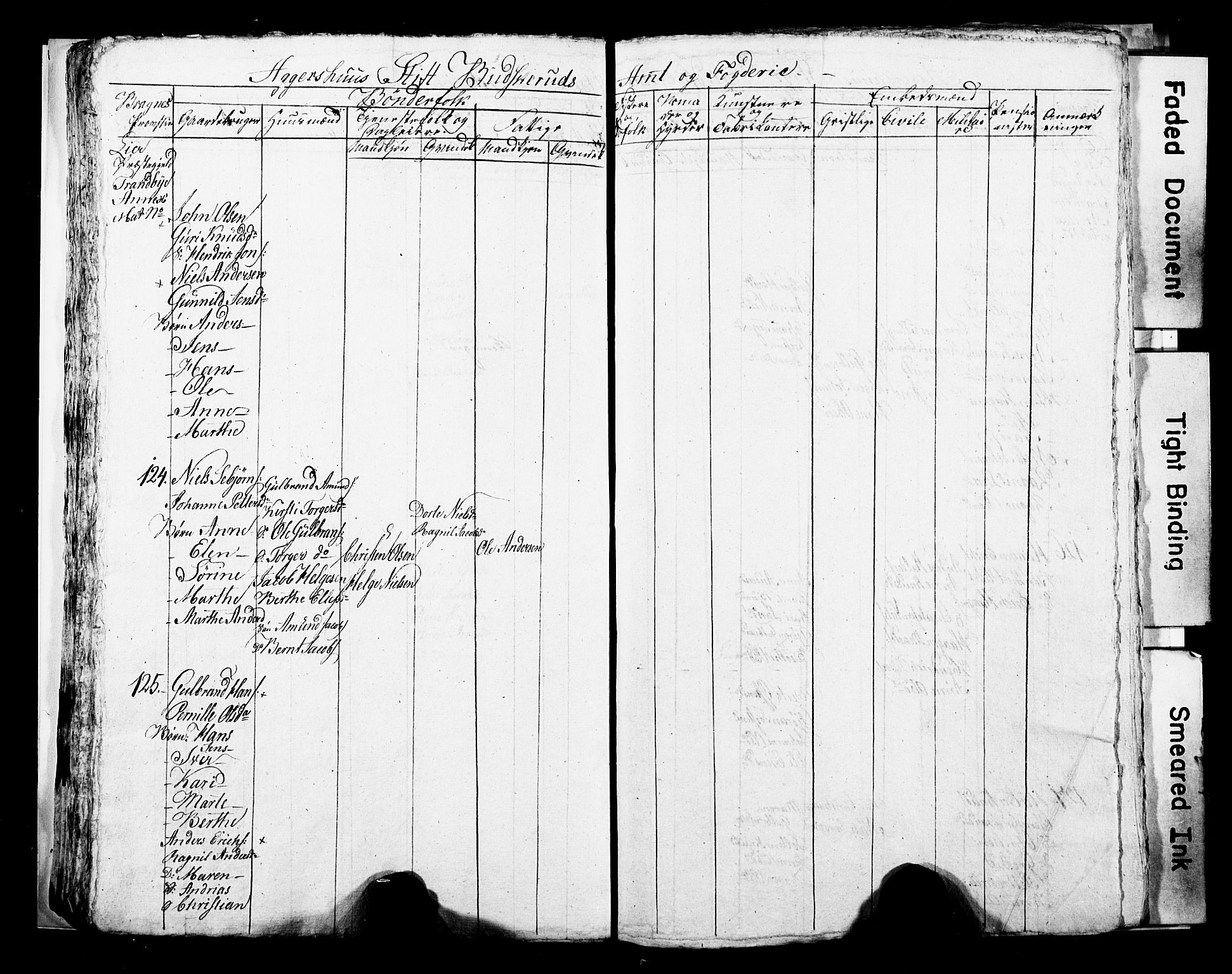 SAKO, 1815 Census for Lier parish, 1815, p. 44