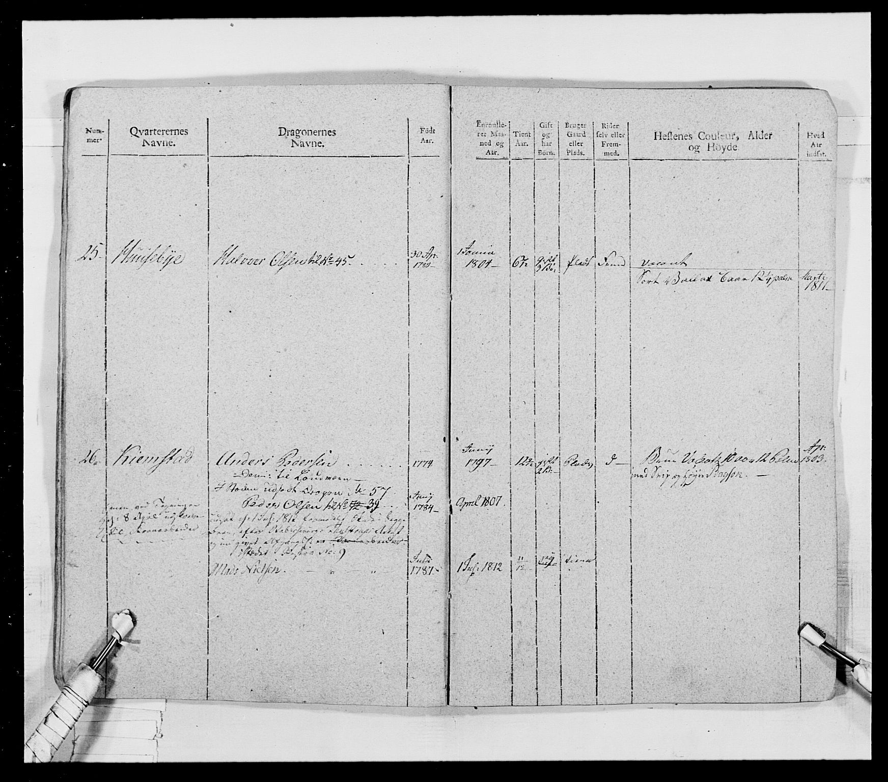 Generalitets- og kommissariatskollegiet, Det kongelige norske kommissariatskollegium, AV/RA-EA-5420/E/Eh/L0018: Opplandske dragonregiment, 1810-1811, p. 24