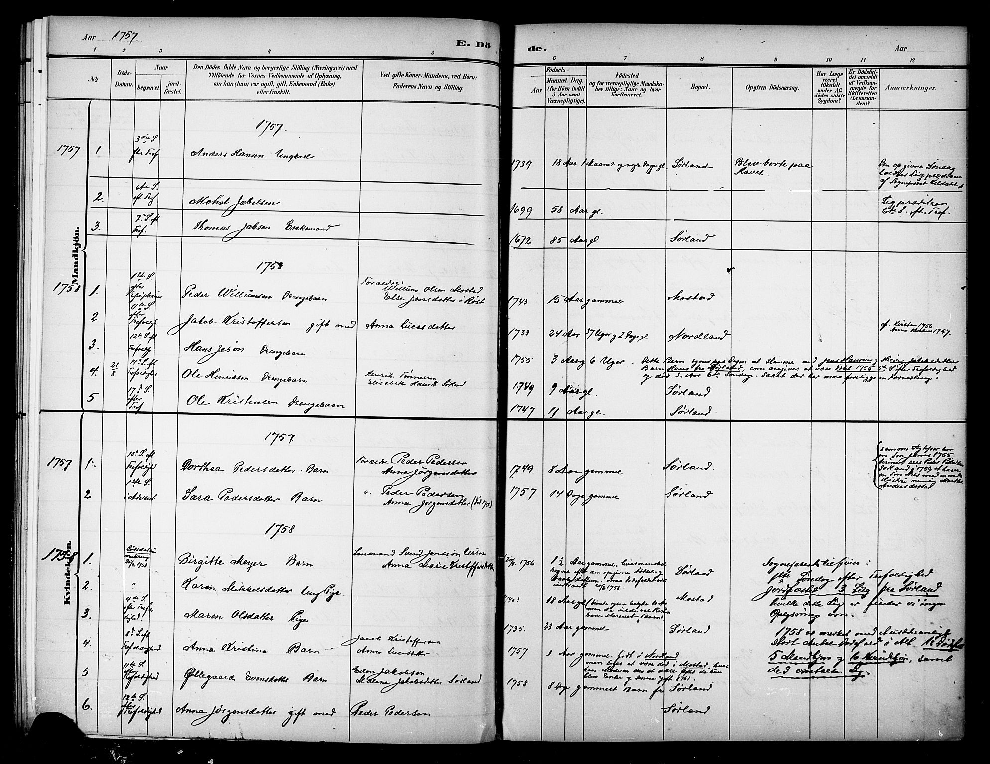 Ministerialprotokoller, klokkerbøker og fødselsregistre - Nordland, AV/SAT-A-1459/807/L0127: Parish register transcript no. 807D01, 1752-1788