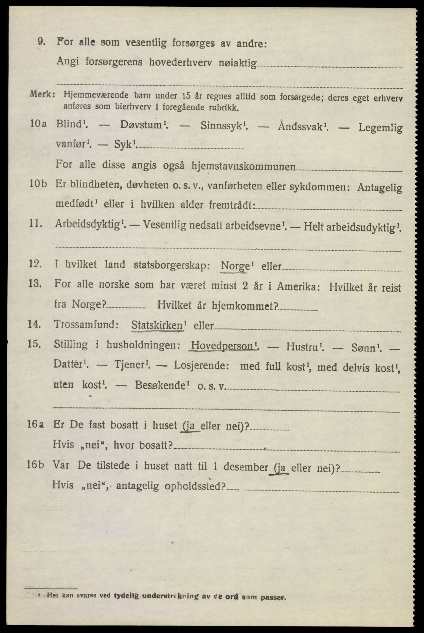 SAKO, 1920 census for Sandeherred, 1920, p. 20229