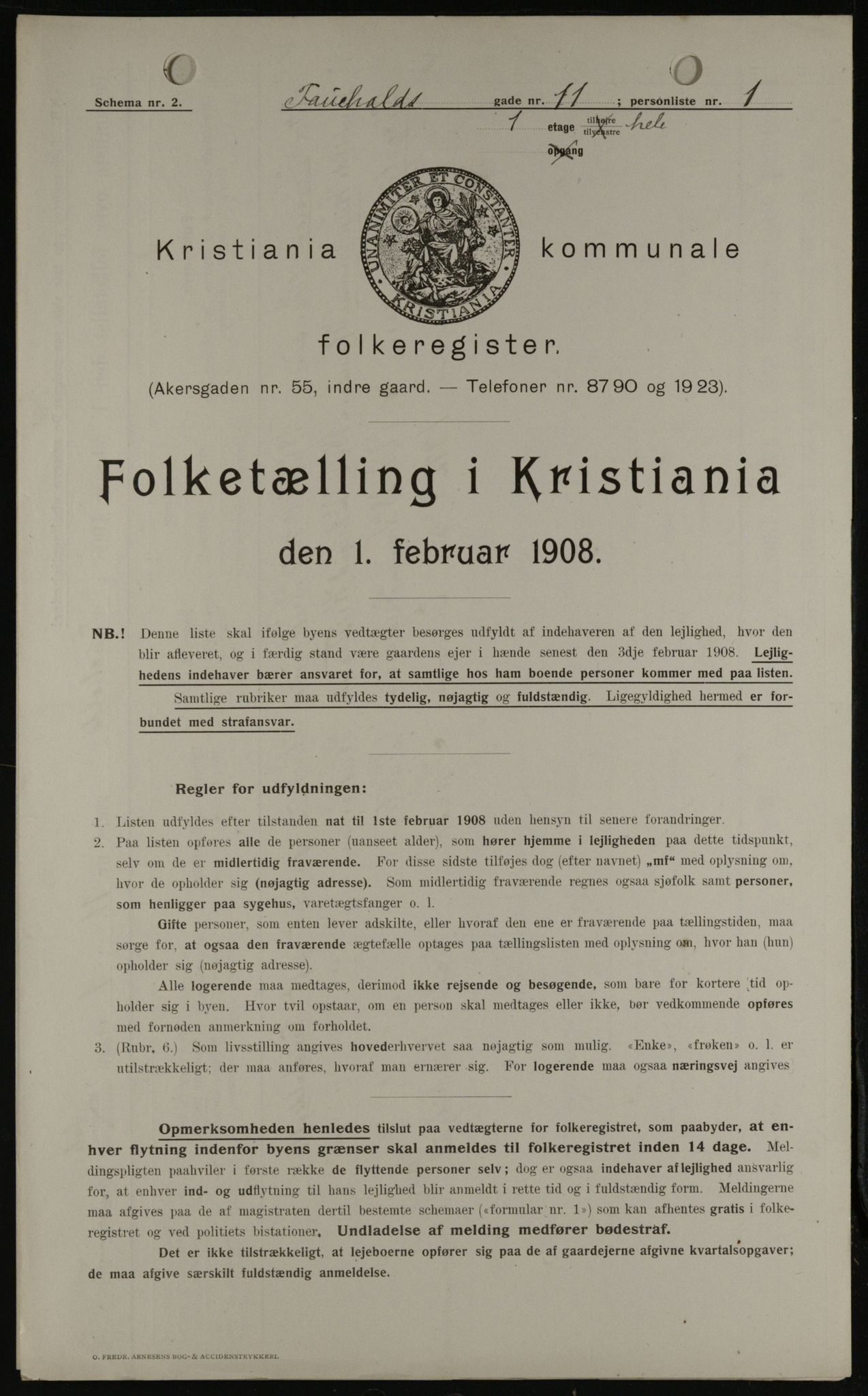 OBA, Municipal Census 1908 for Kristiania, 1908, p. 21779