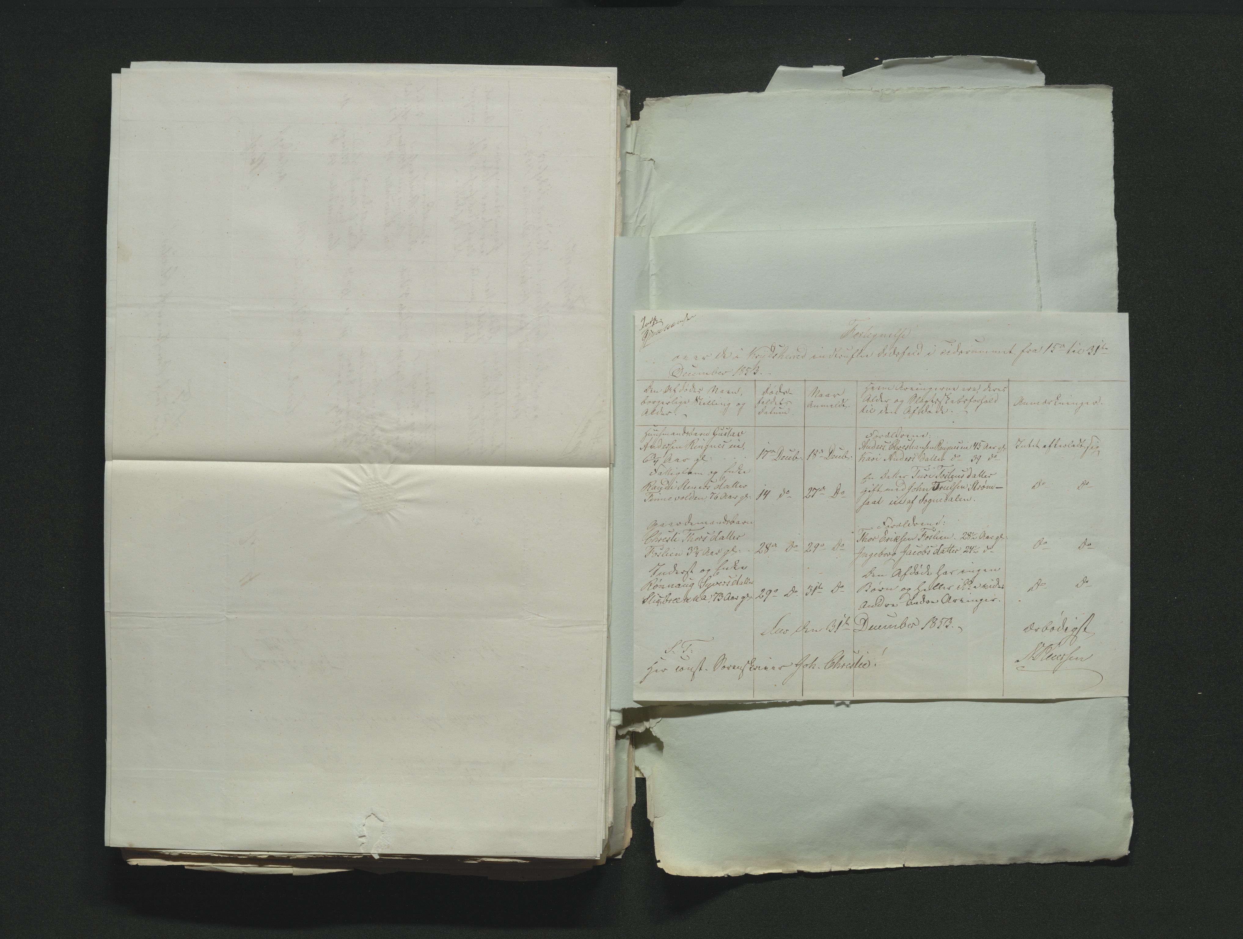 Eiker, Modum og Sigdal sorenskriveri, AV/SAKO-A-123/H/Ha/Hab/L0008: Dødsfallsmeldinger, 1850-1853