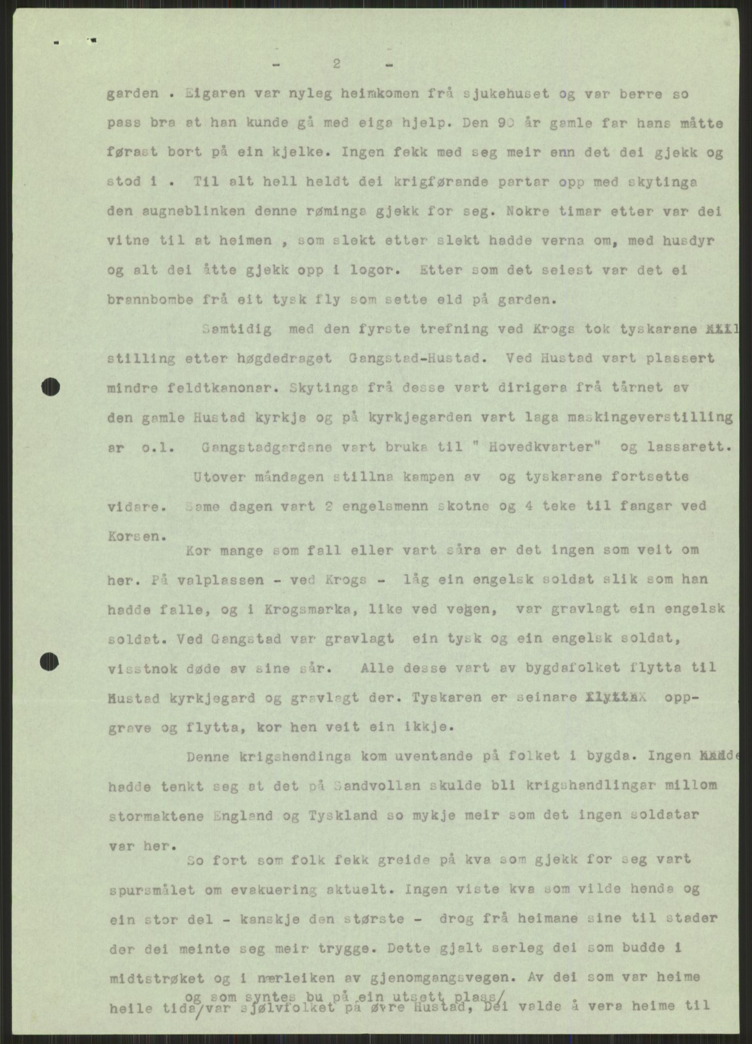 Forsvaret, Forsvarets krigshistoriske avdeling, RA/RAFA-2017/Y/Ya/L0016: II-C-11-31 - Fylkesmenn.  Rapporter om krigsbegivenhetene 1940., 1940, p. 559