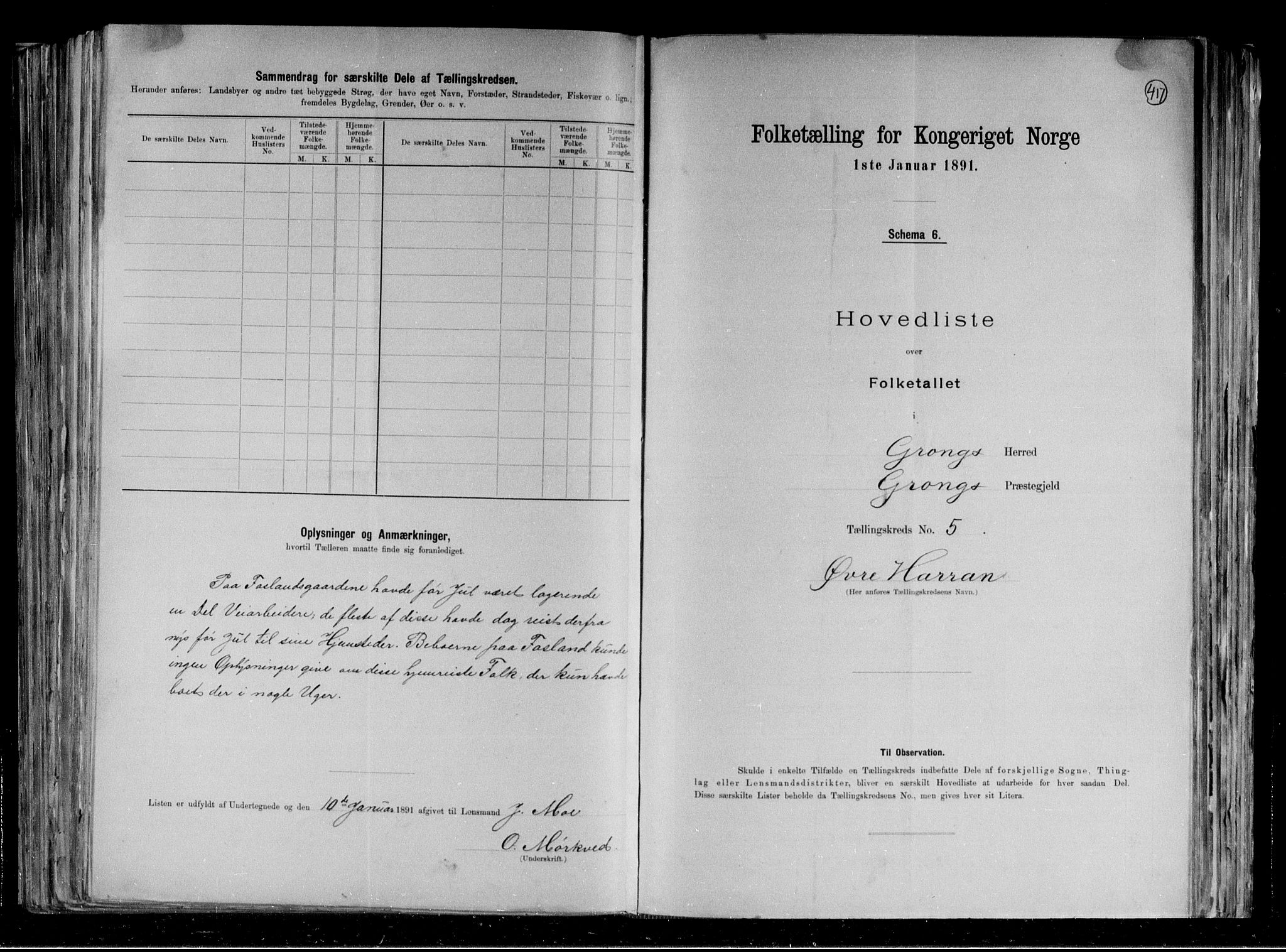 RA, 1891 census for 1742 Grong, 1891, p. 12