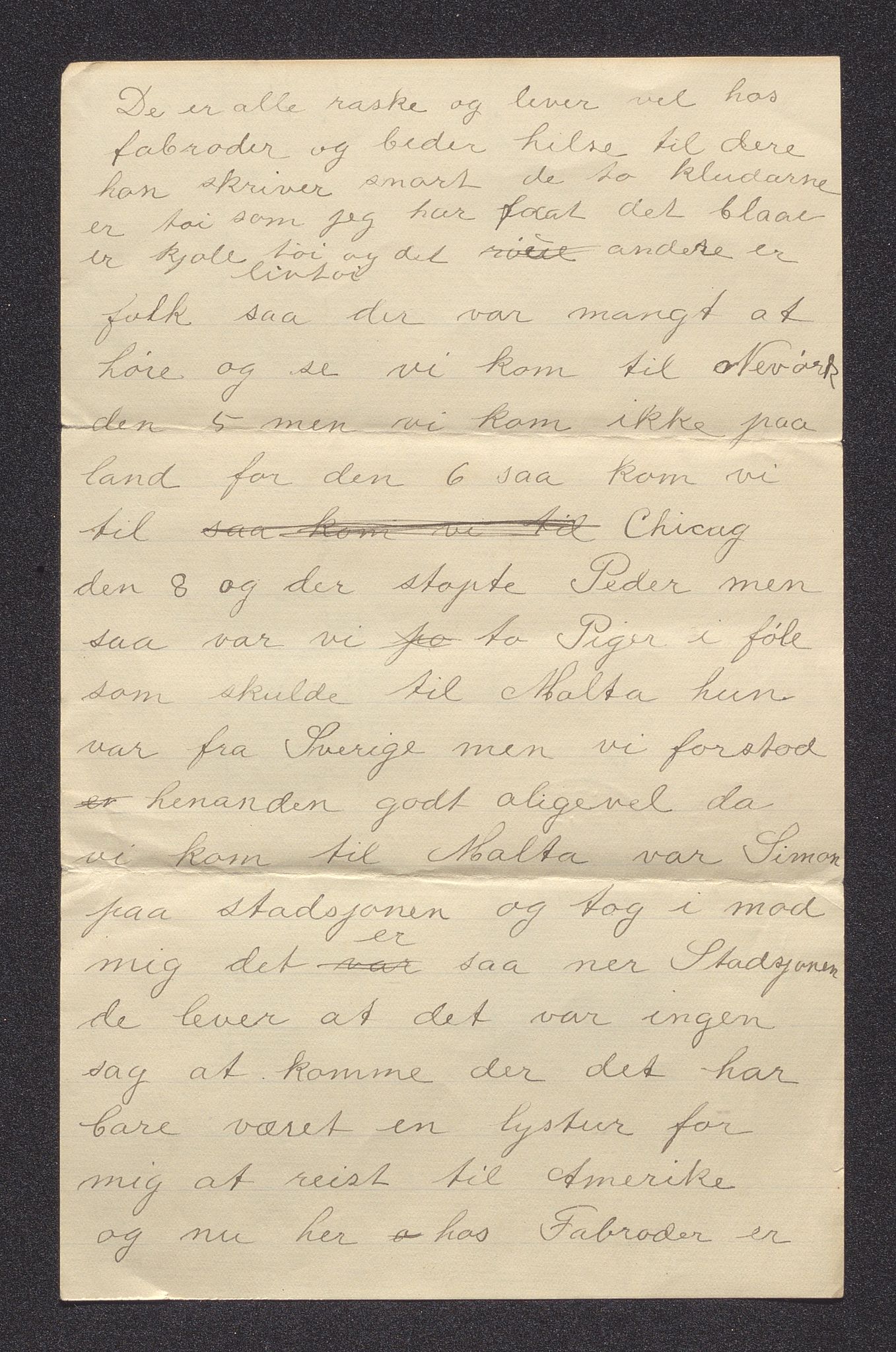 Pa 0273 - Amerikabrev fra Bjøravågen, AV/SAST-A-100411/Y/Ya/L0002: Brev, 1869-1939, p. 400