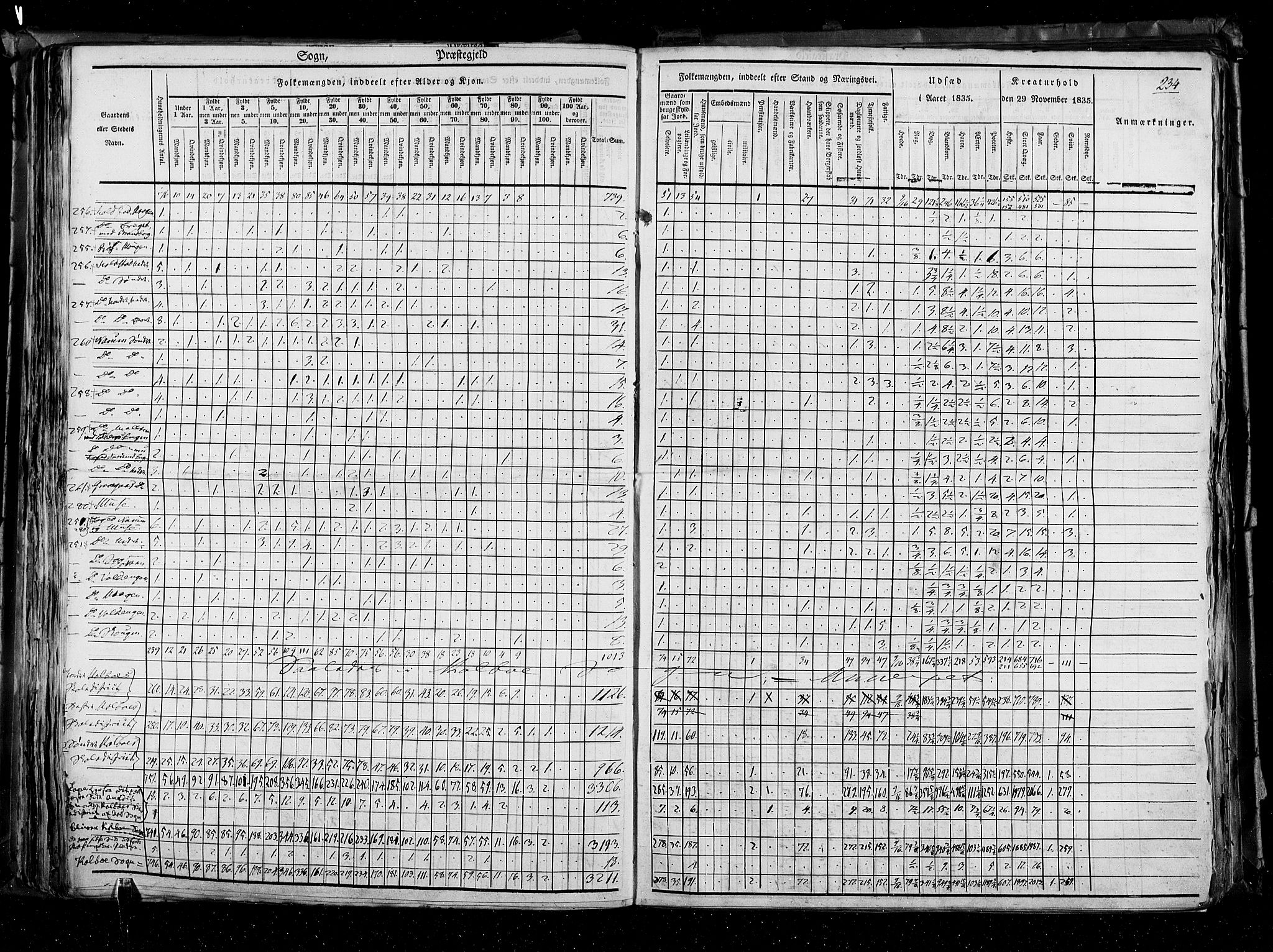 RA, Census 1835, vol. 3: Hedemarken amt og Kristians amt, 1835, p. 234