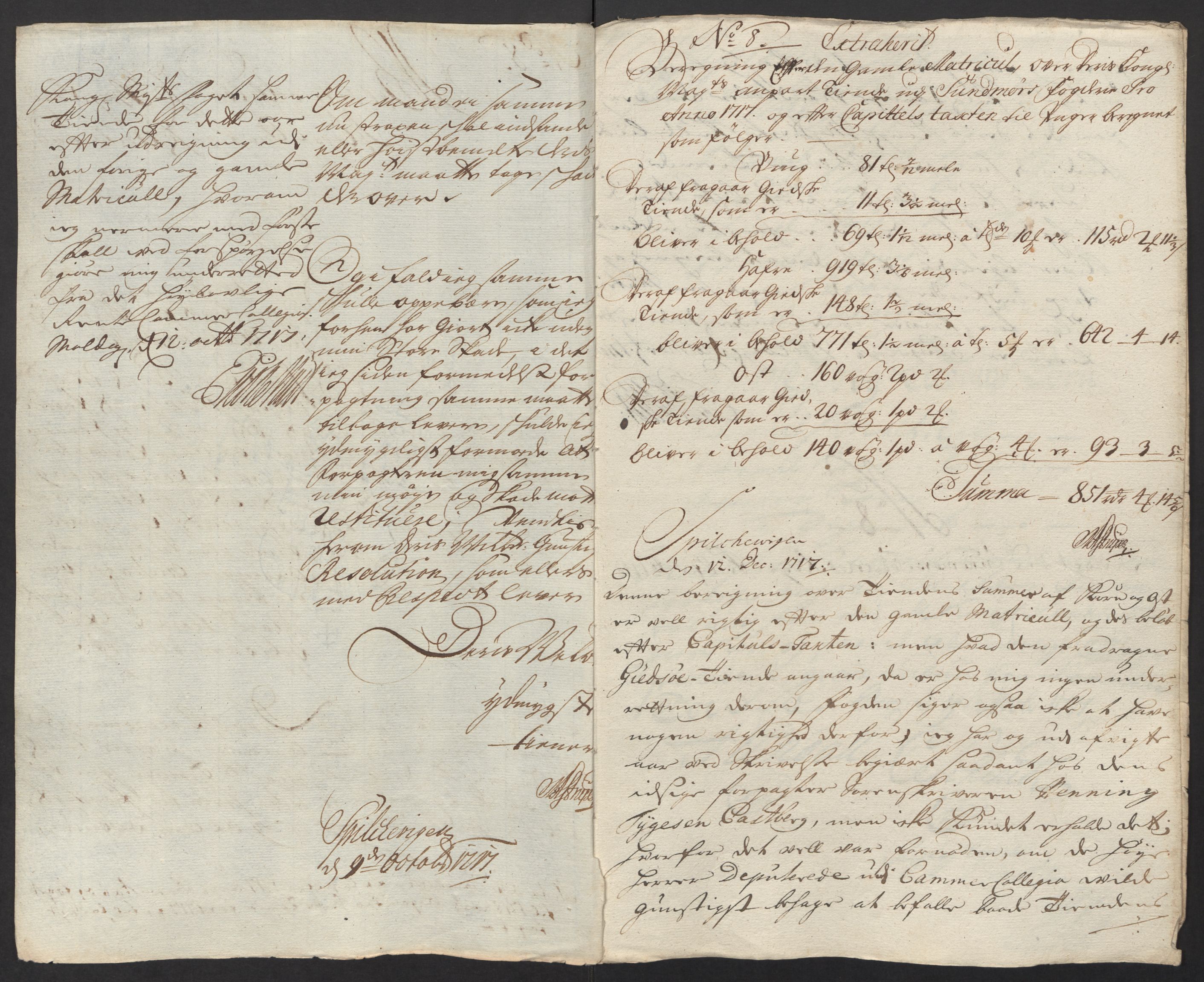 Rentekammeret inntil 1814, Reviderte regnskaper, Fogderegnskap, AV/RA-EA-4092/R54/L3570: Fogderegnskap Sunnmøre, 1718, p. 107