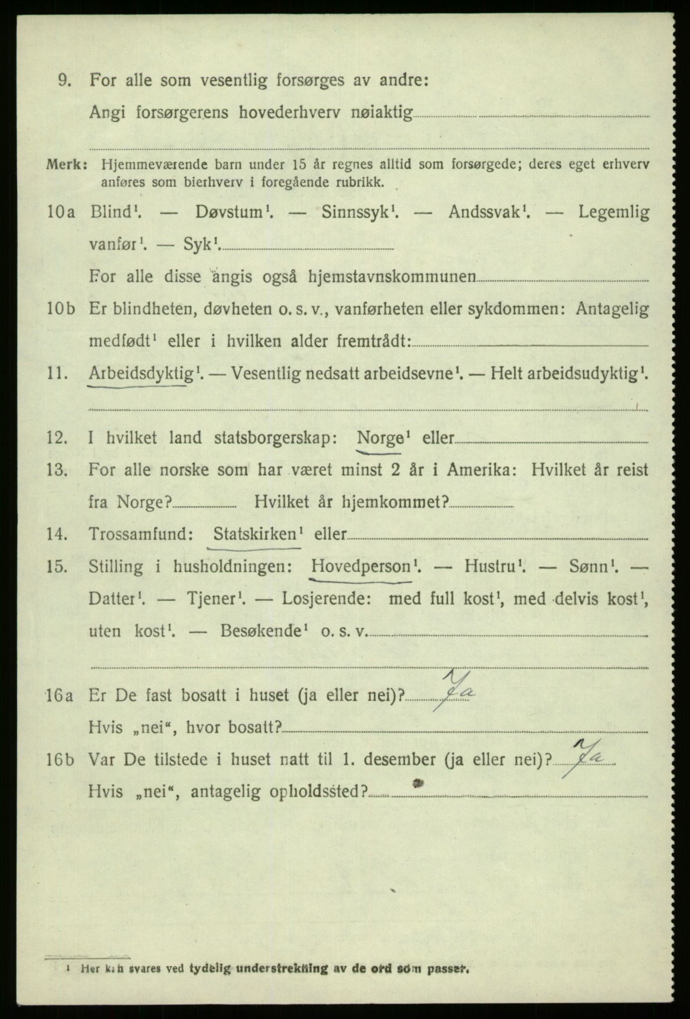 SAB, 1920 census for Eid, 1920, p. 6203
