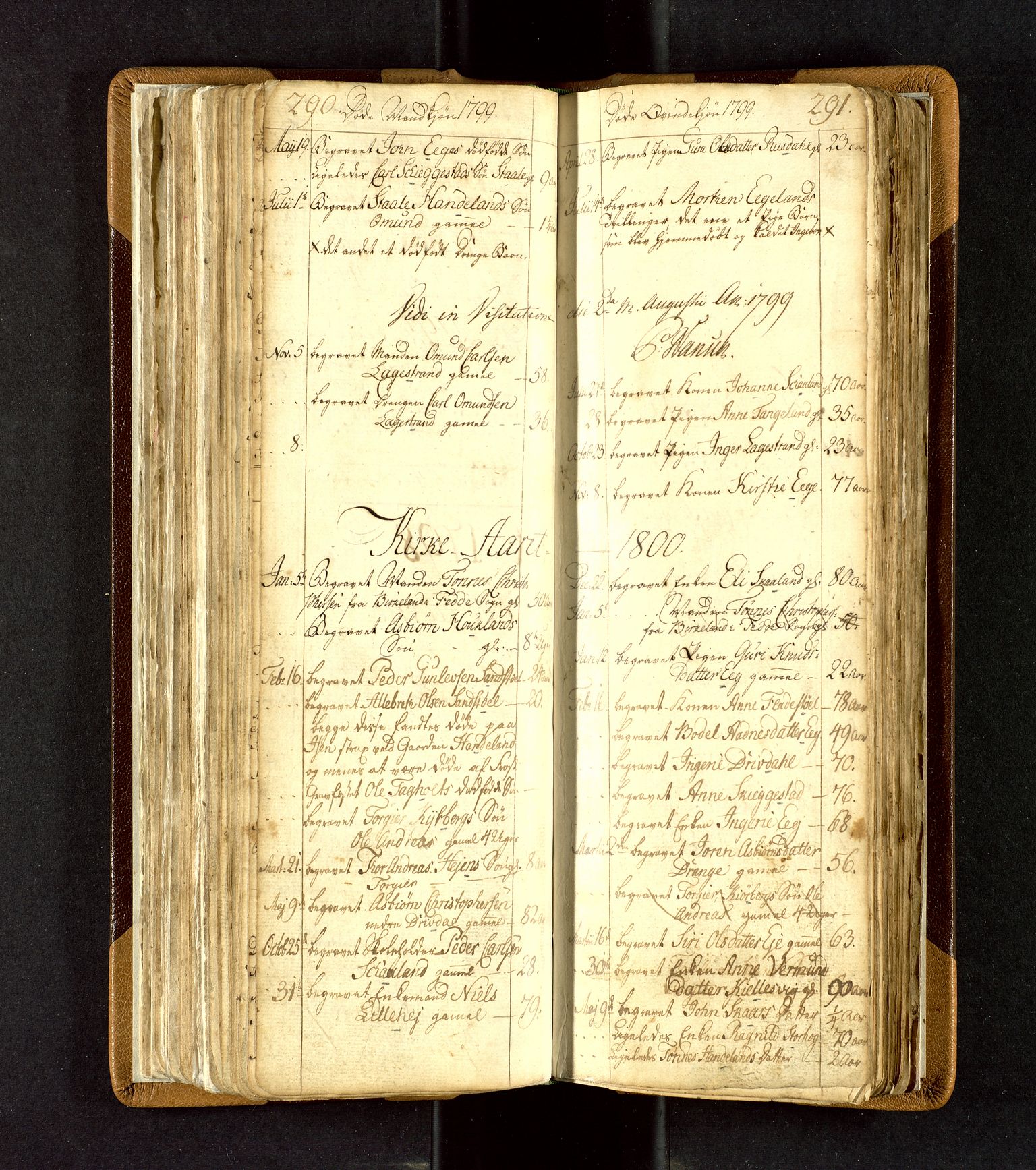 Lund sokneprestkontor, SAST/A-101809/S06/L0003: Parish register (official) no. A 3, 1761-1801, p. 290-291