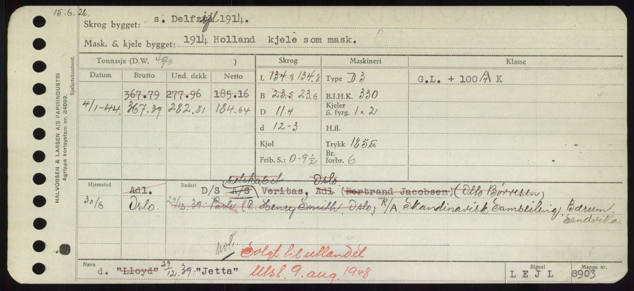 Sjøfartsdirektoratet med forløpere, Skipsmålingen, RA/S-1627/H/Hd/L0019: Fartøy, J, p. 379