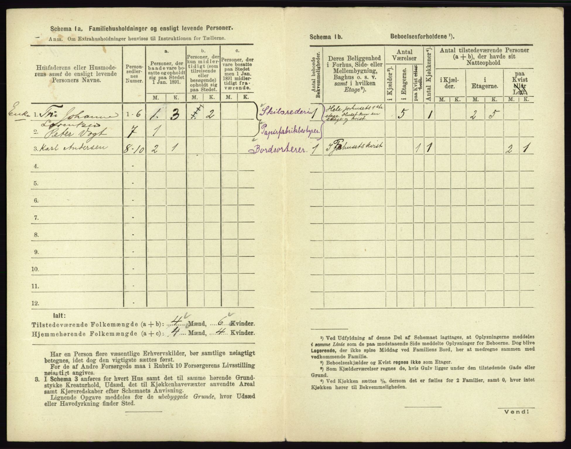 RA, 1891 census for 0602 Drammen, 1891, p. 1656