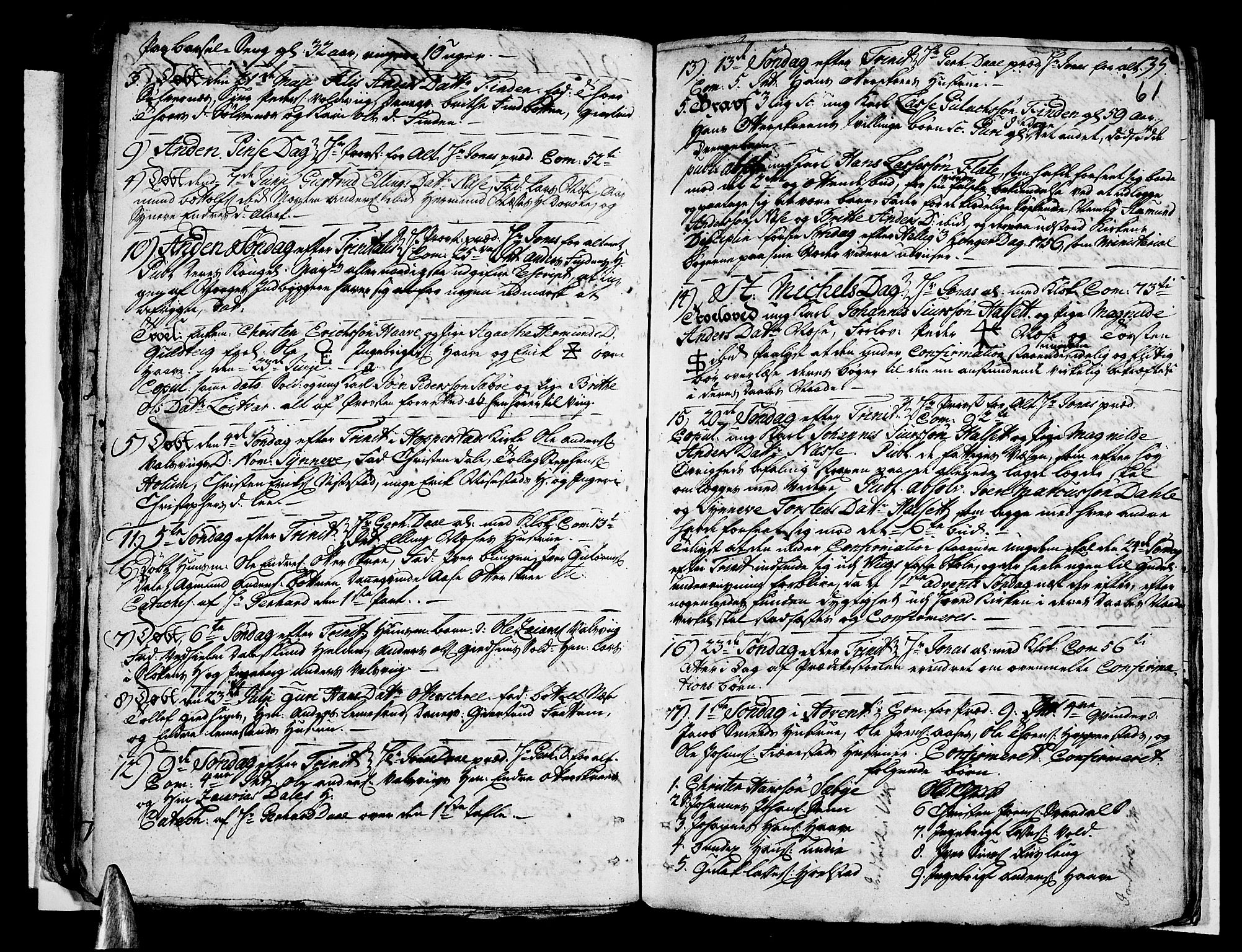 Vik sokneprestembete, SAB/A-81501: Parish register (official) no. A 3 /2, 1757-1771, p. 61