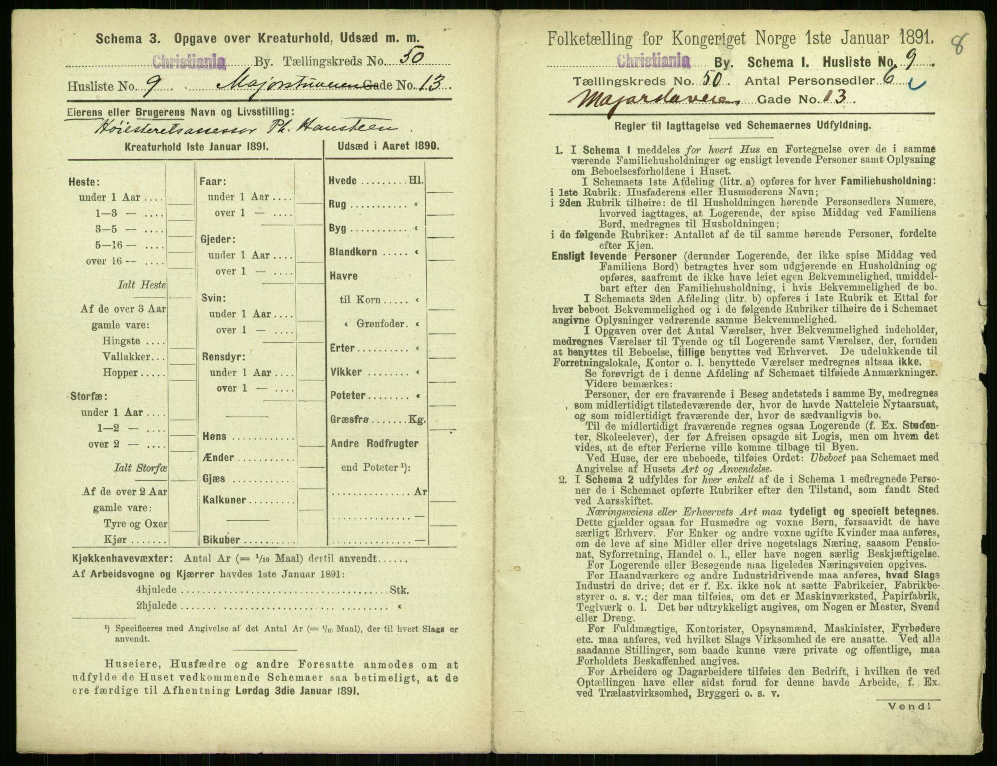 RA, 1891 census for 0301 Kristiania, 1891, p. 28971